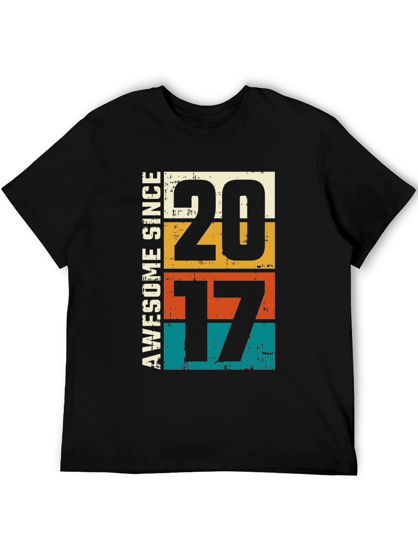 Awesome Since 2017 Graphic Tee - Birthday Gift