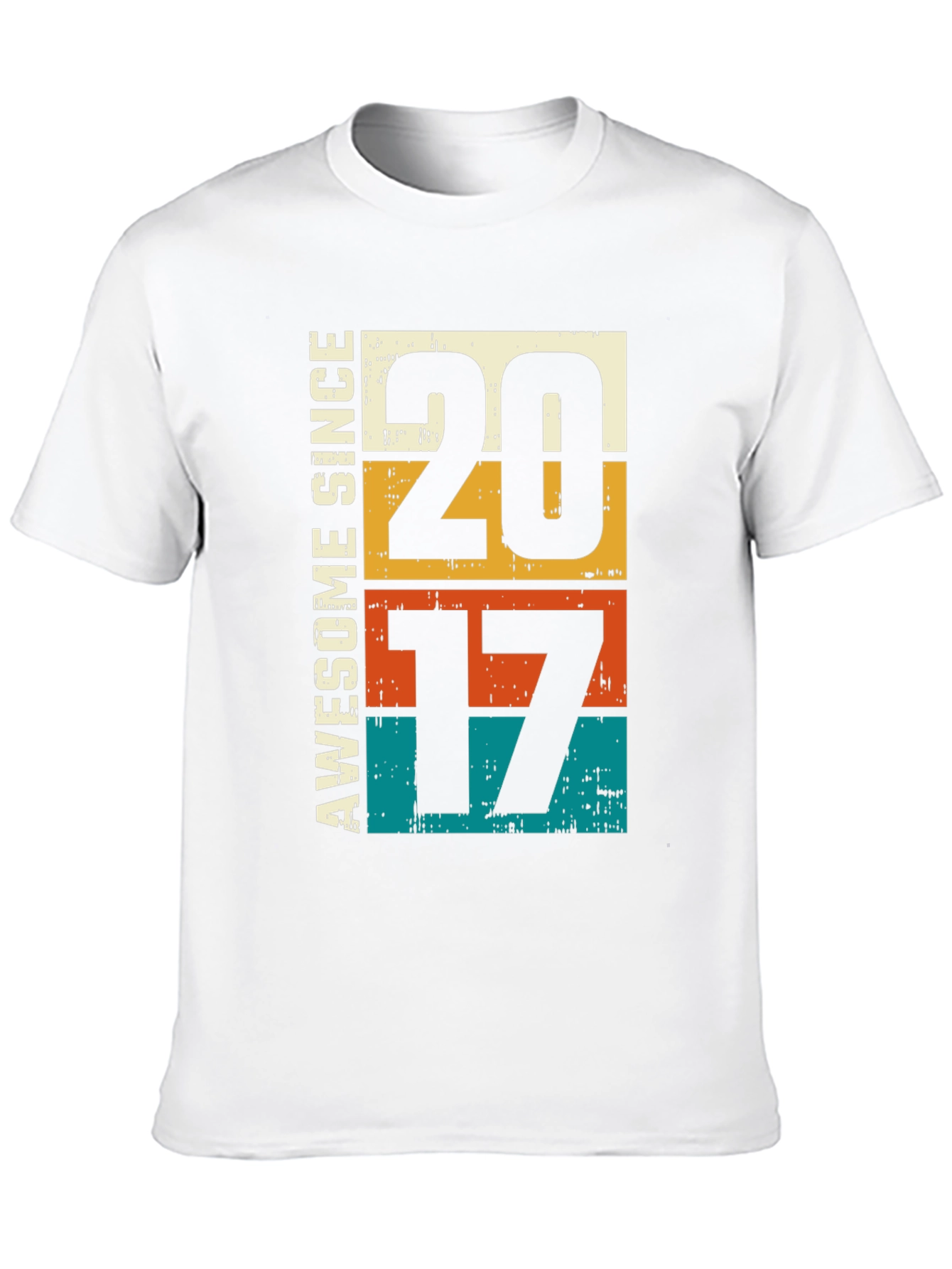 Awesome Since 2017 Graphic Tee - Birthday Gift
