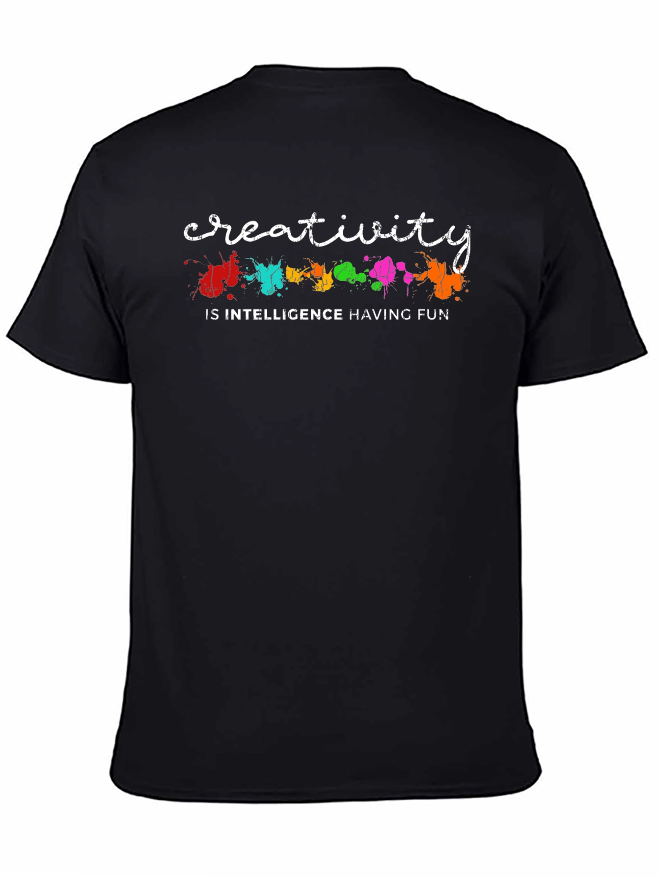 Creativity Intelligence Fun Black T-Shirt