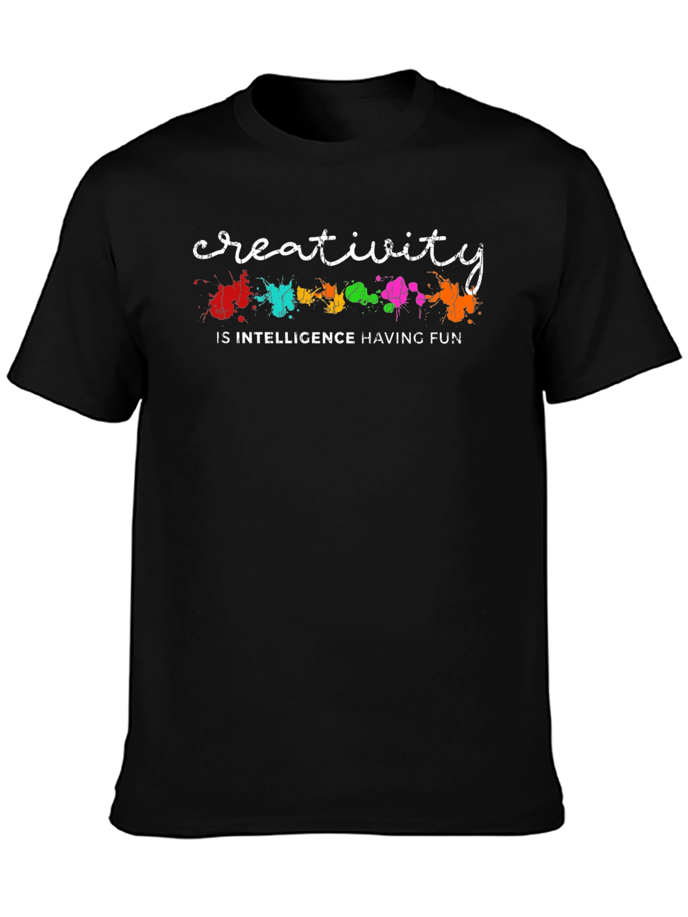 Creativity Intelligence Fun Black T-Shirt