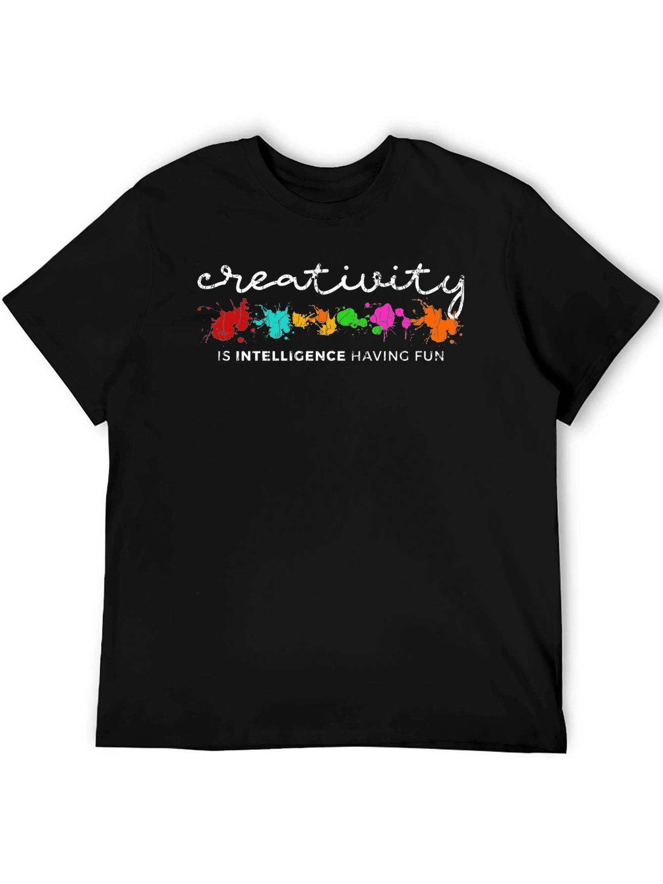 Creativity Intelligence Fun Black T-Shirt