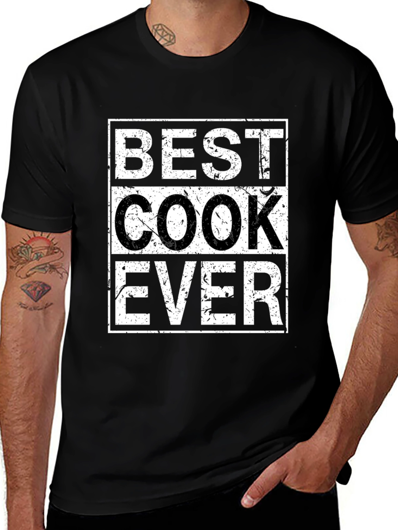 Best Cook Ever T-Shirt - Black Graphic Tee