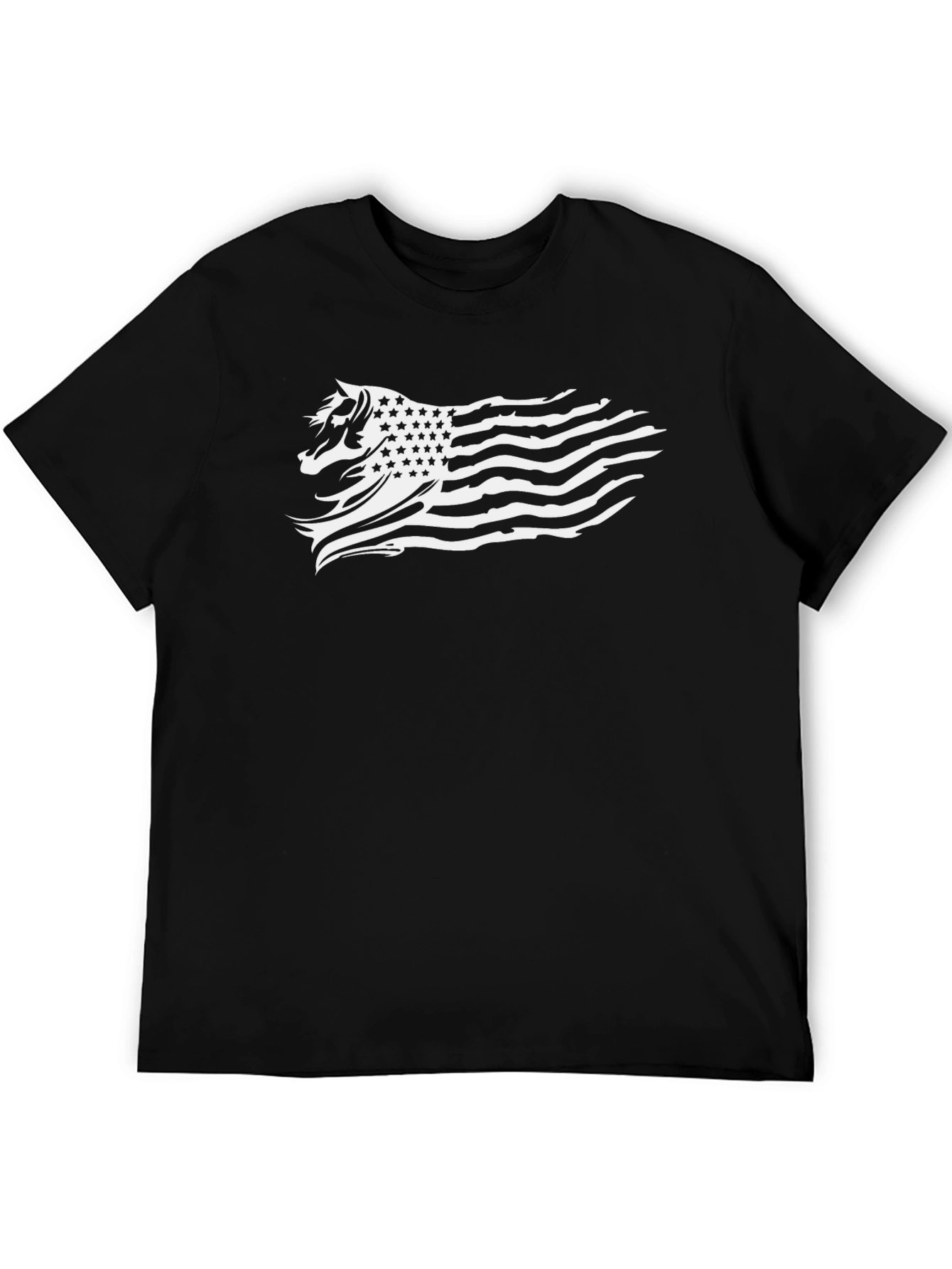 American Horse Flag Graphic T-Shirt