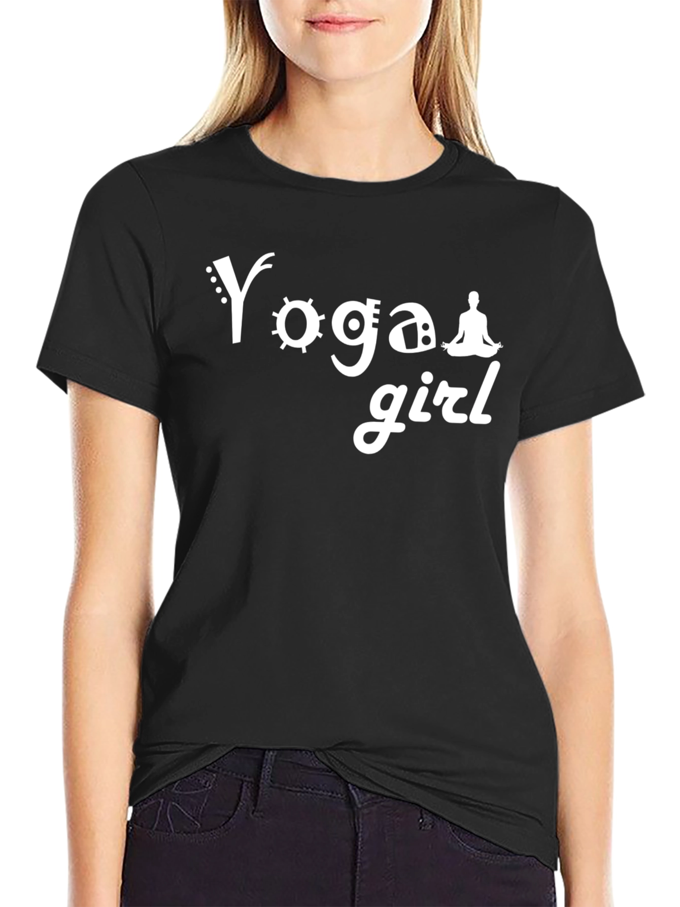 Yoga Girl T-Shirt - Graphic Tee Relaxed Fit