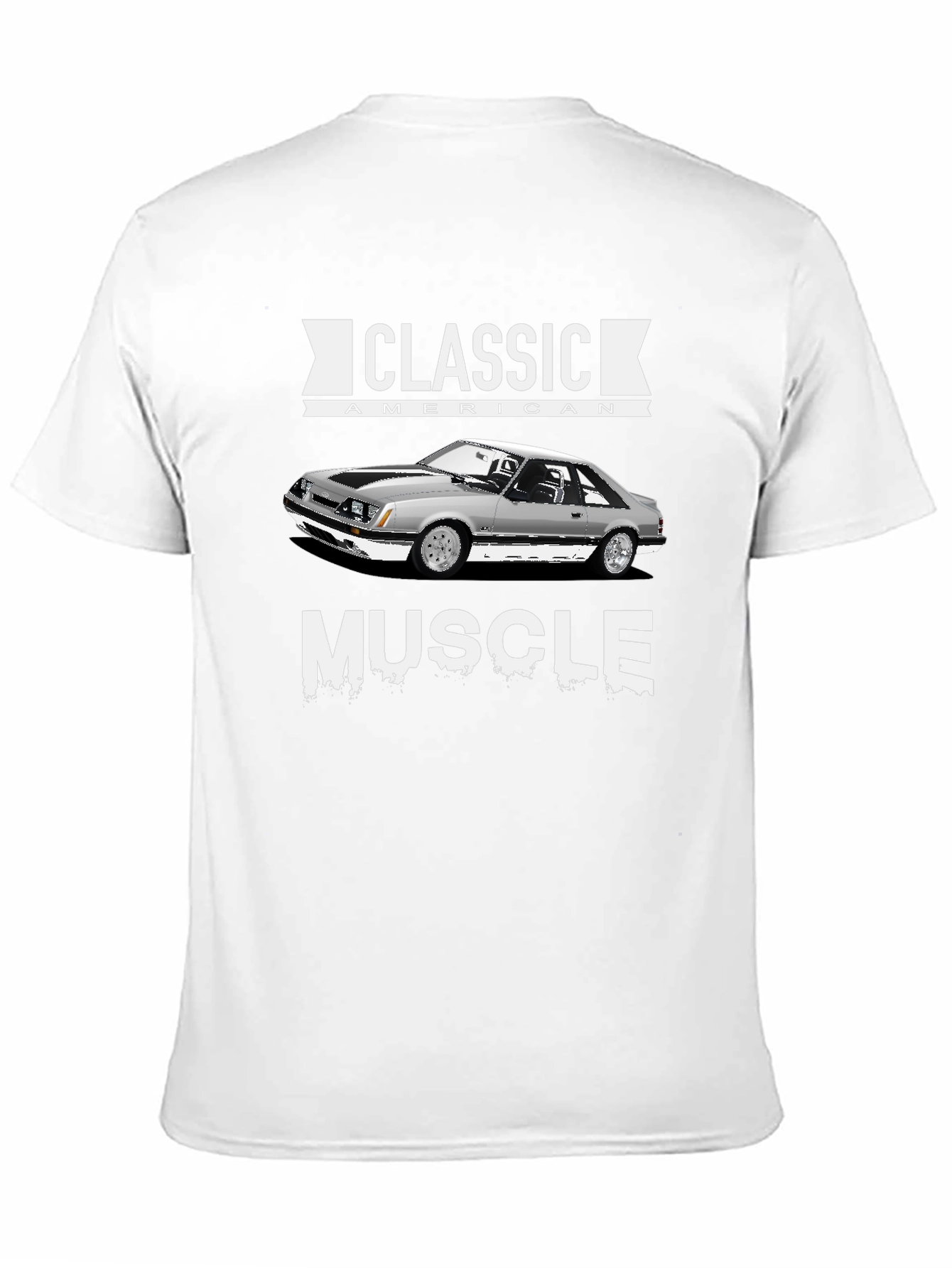 Classic American Muscle Car Graphic T-Shirt