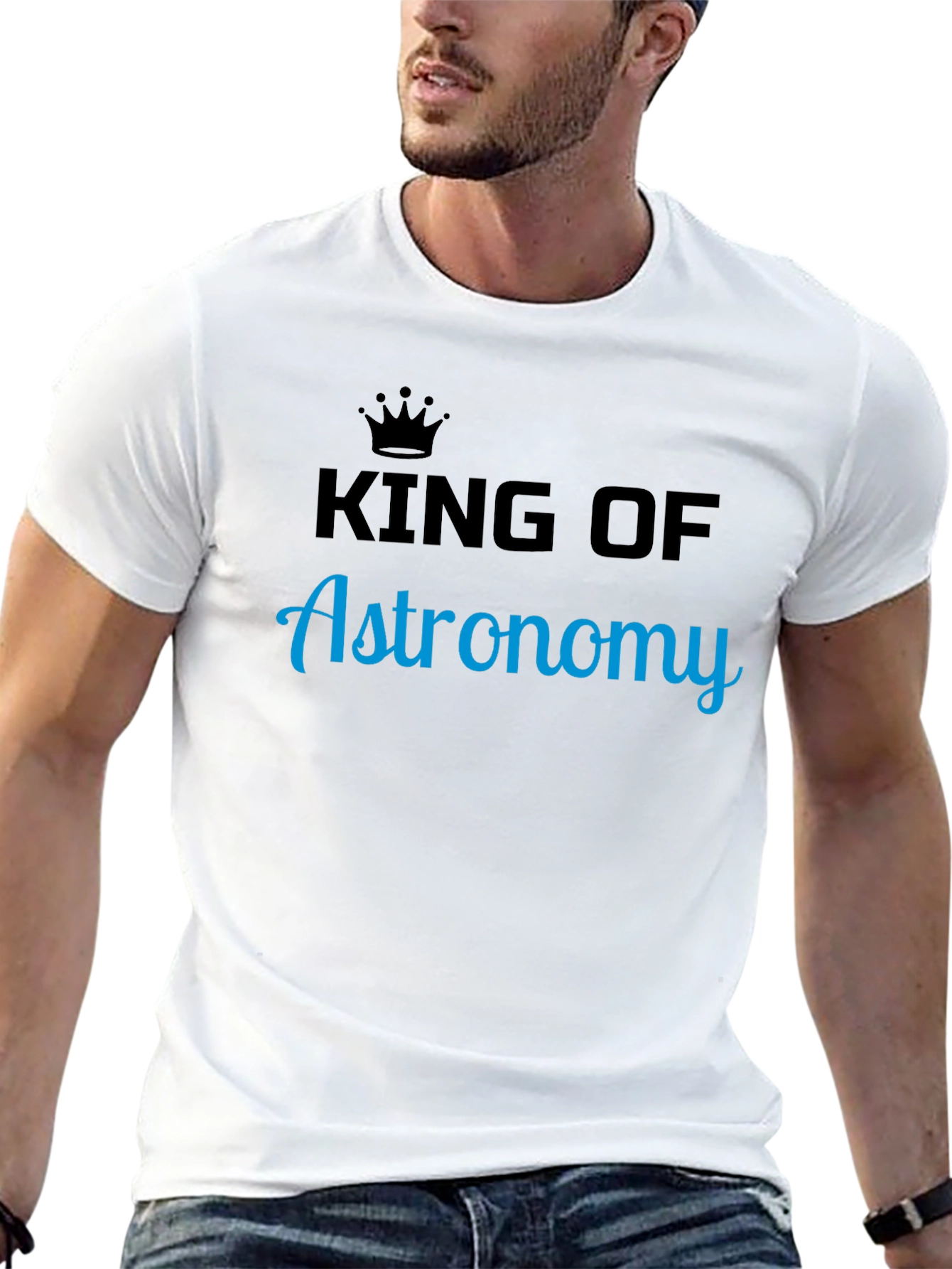 King of Astronomy Black T-Shirt