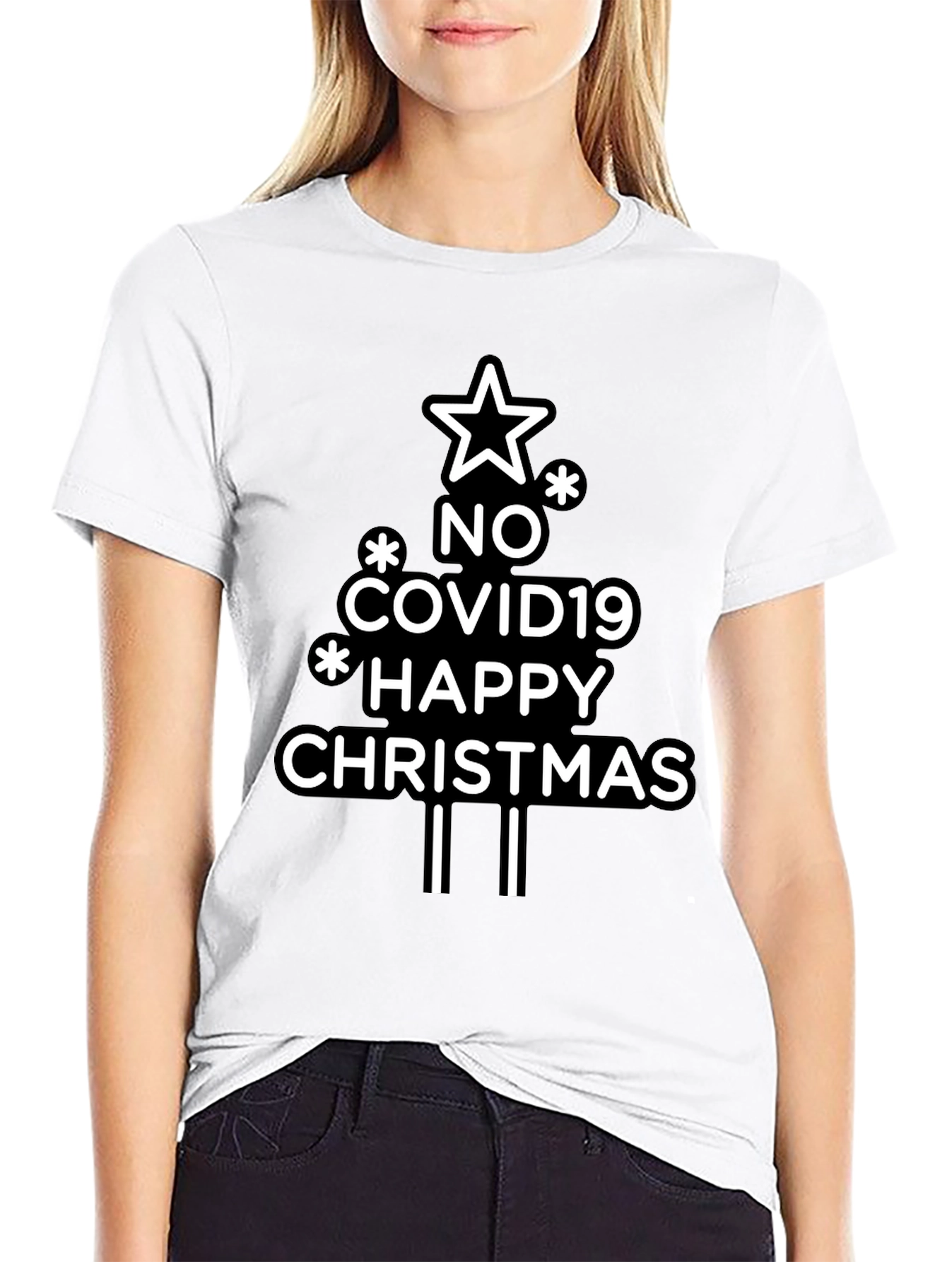 No Covid19 Happy Christmas T-Shirt