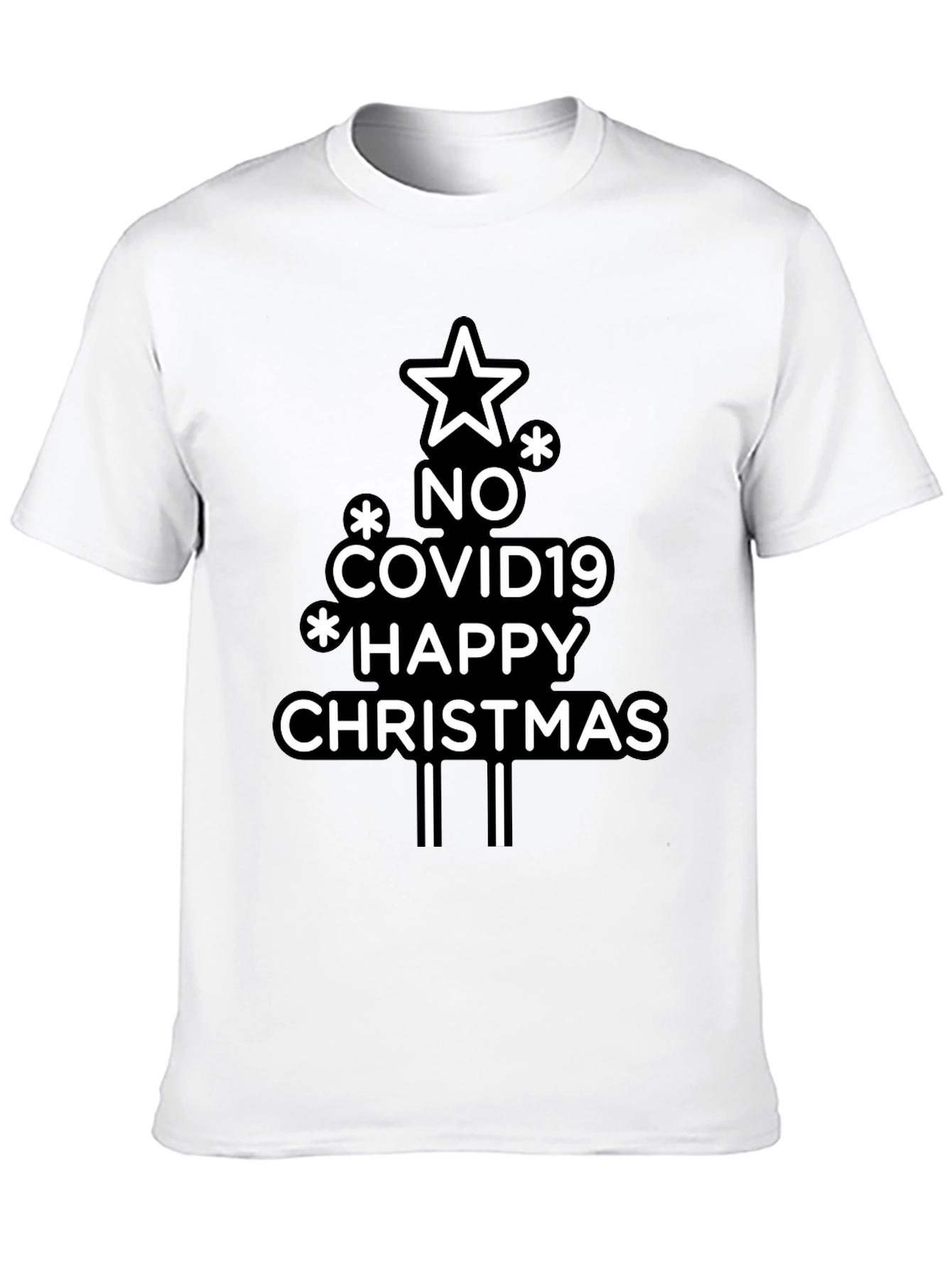 No Covid19 Happy Christmas T-Shirt