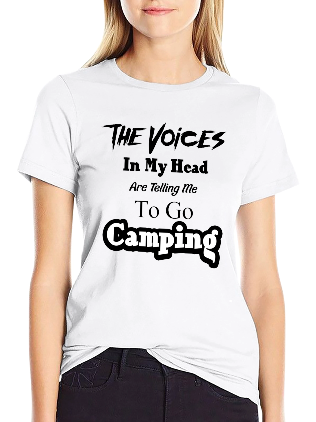 Camping T-Shirt - The Voices in My Head