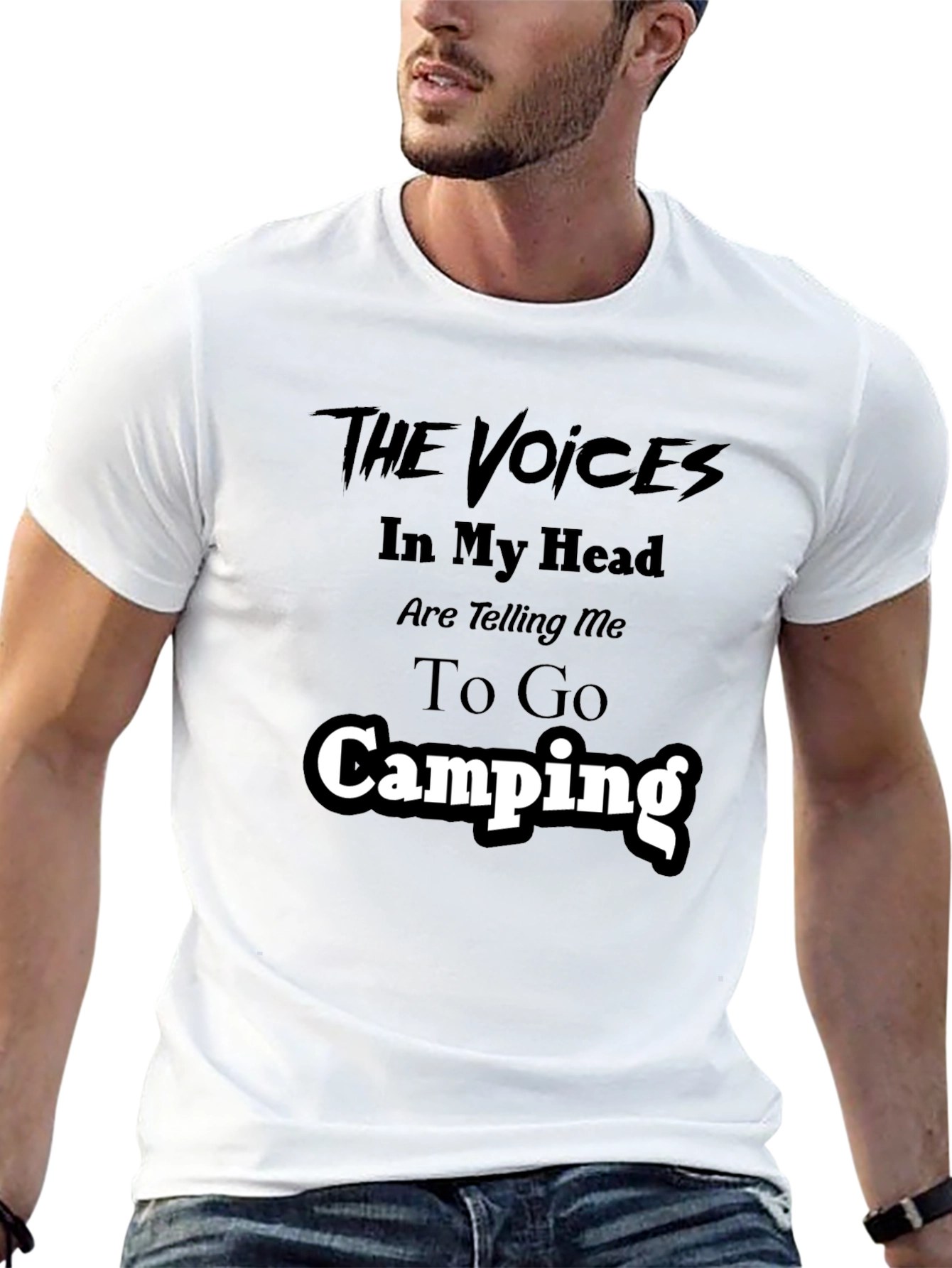 Camping T-Shirt - The Voices in My Head