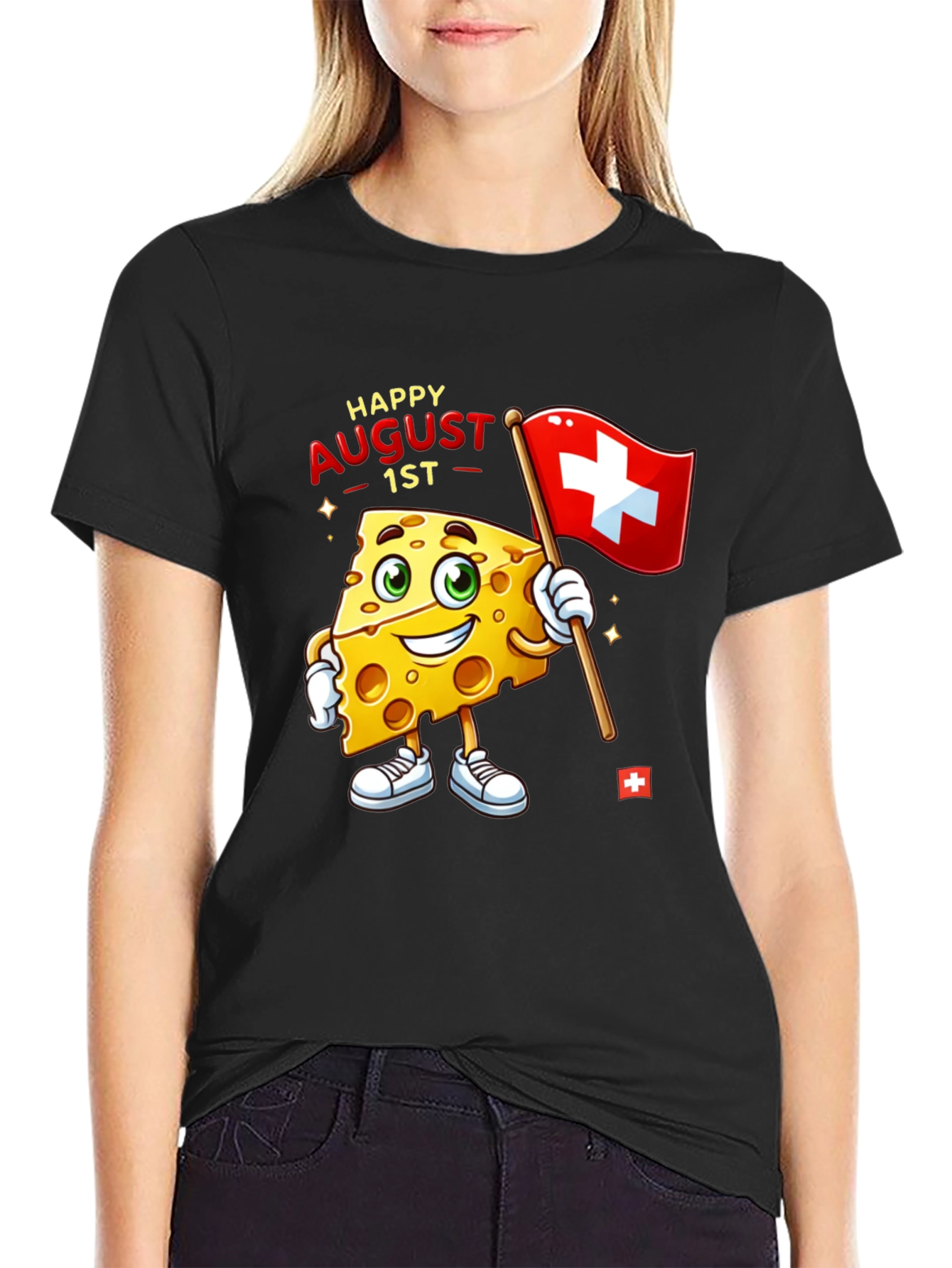 Happy August 1st Switzerland Cheese T-Shirt