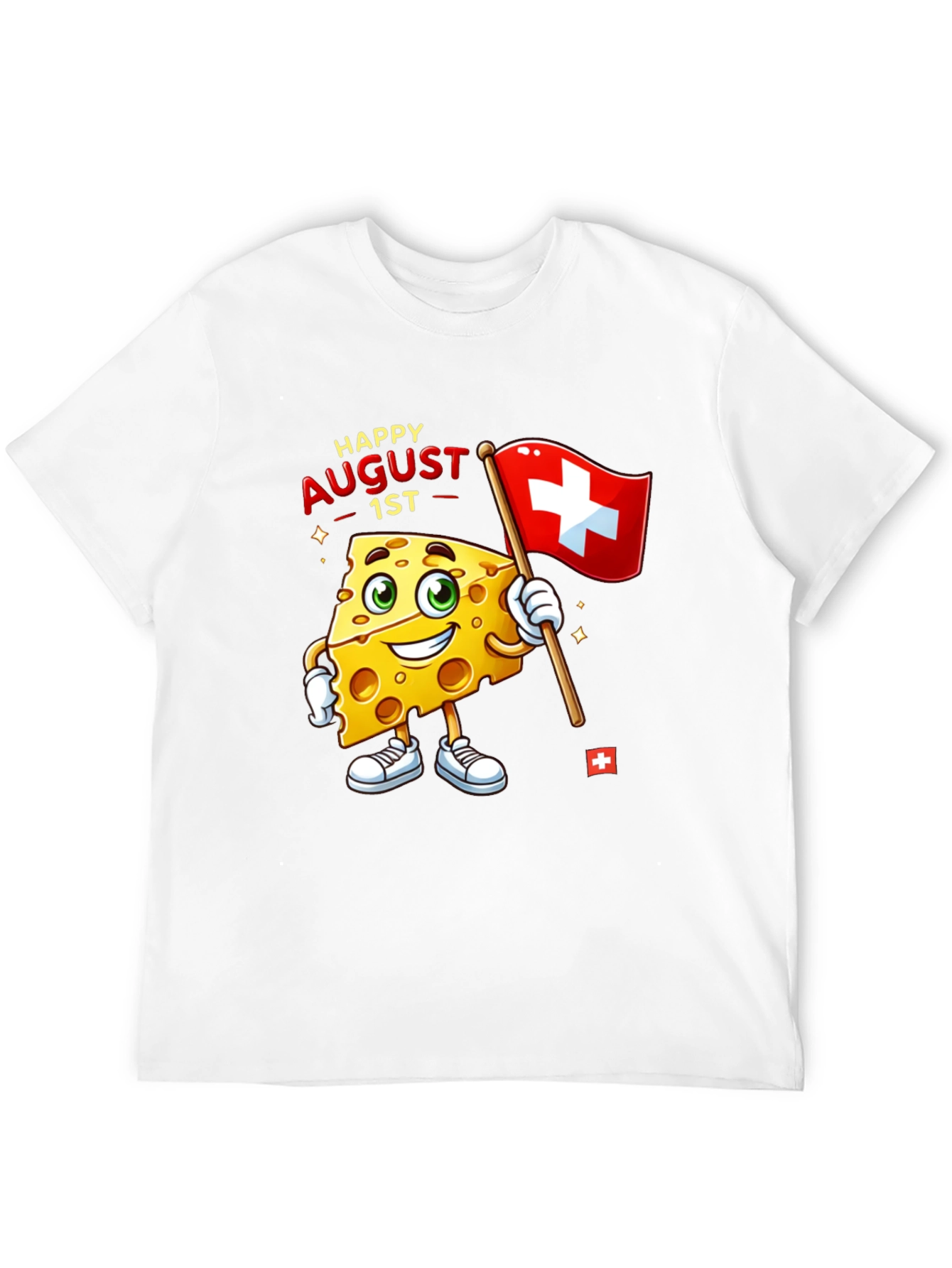 Happy August 1st Switzerland Cheese T-Shirt