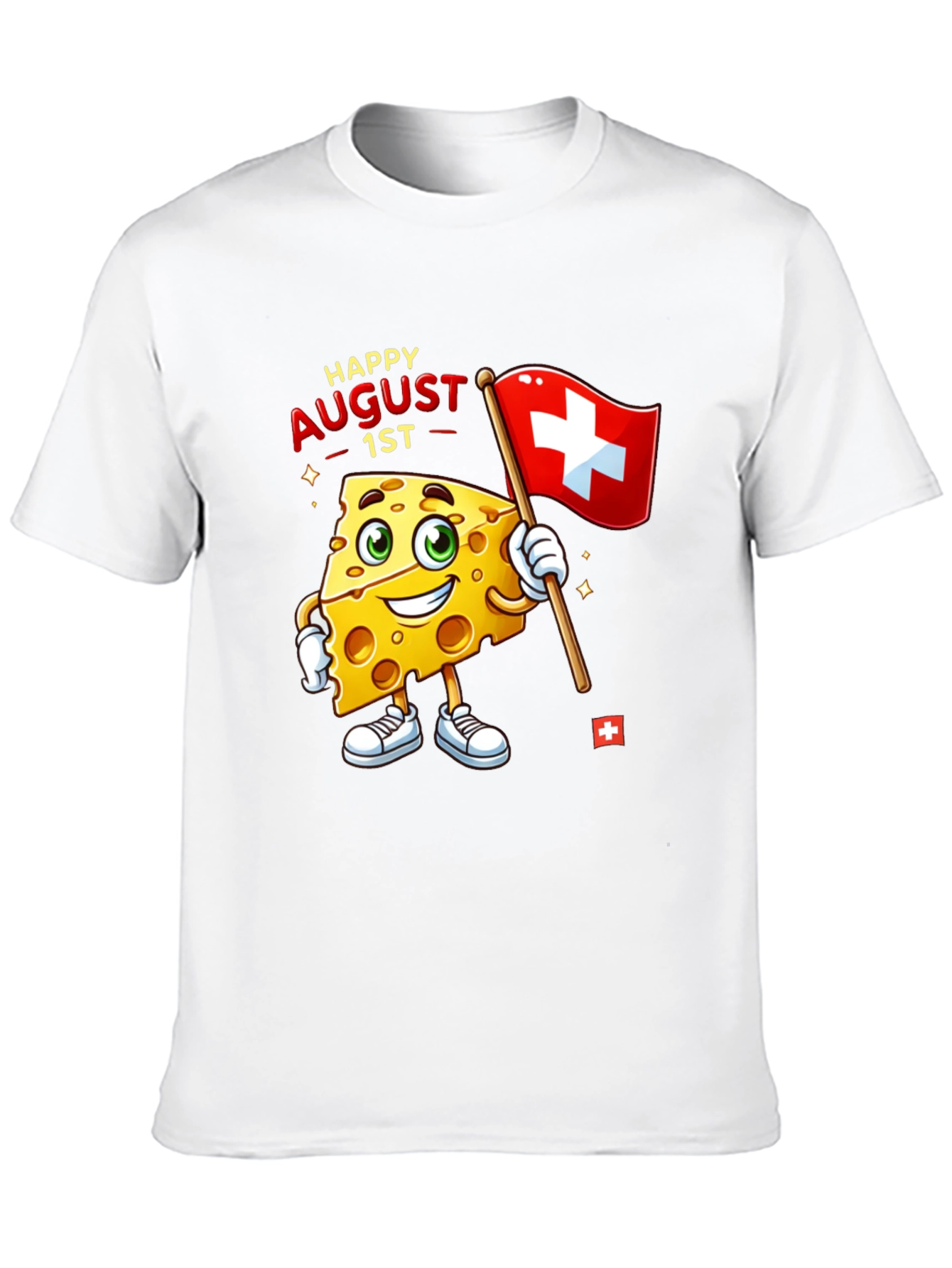 Happy August 1st Switzerland Cheese T-Shirt