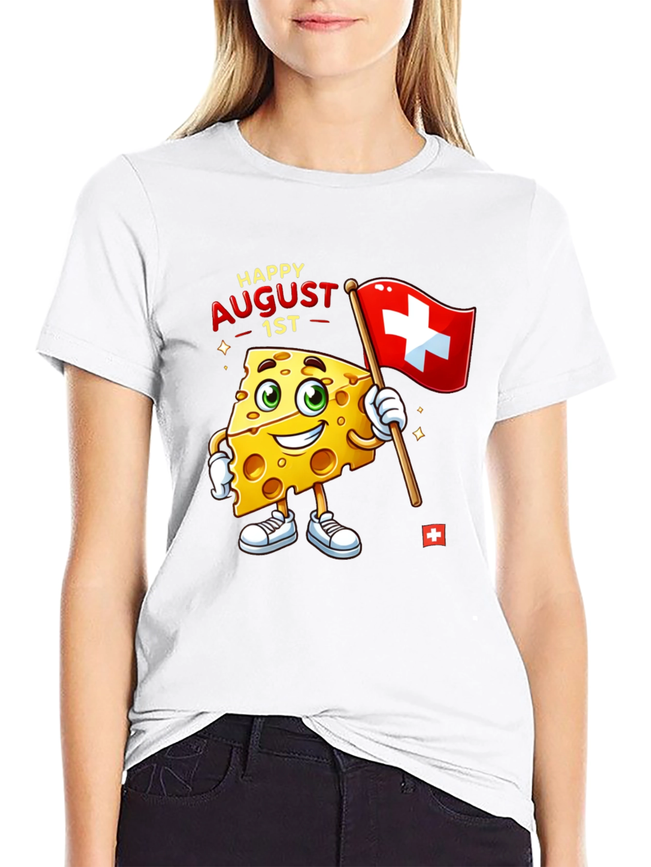 Happy August 1st Switzerland Cheese T-Shirt