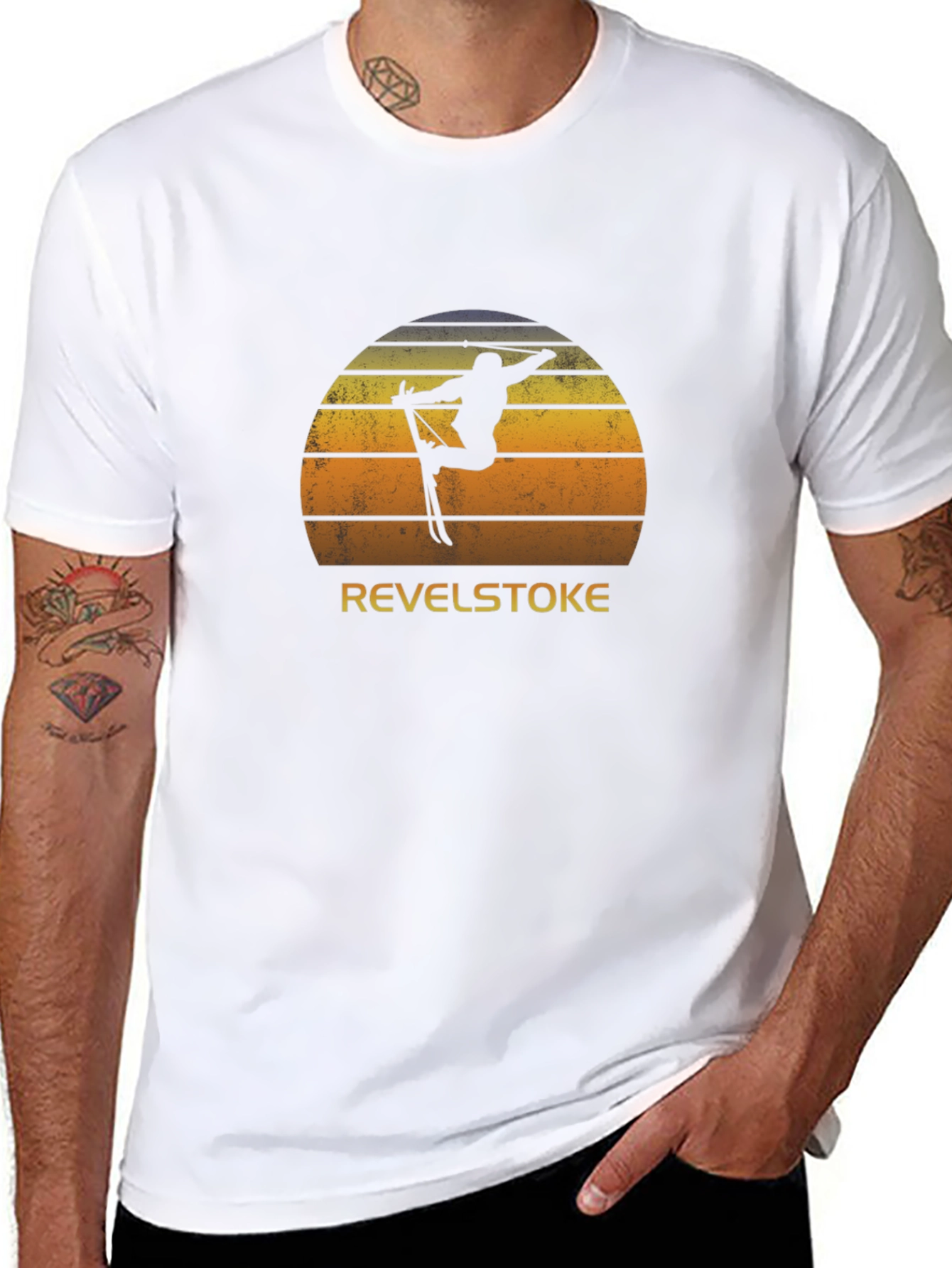 Revelstoke Ski Retro Graphic Tee