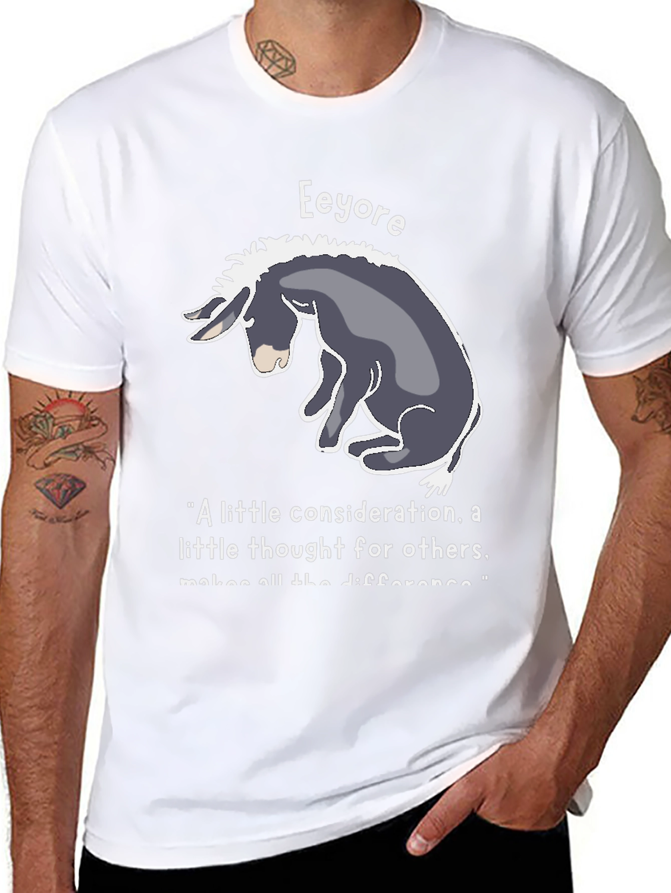 Eeyore T-Shirt: Considerate Thoughtful Design