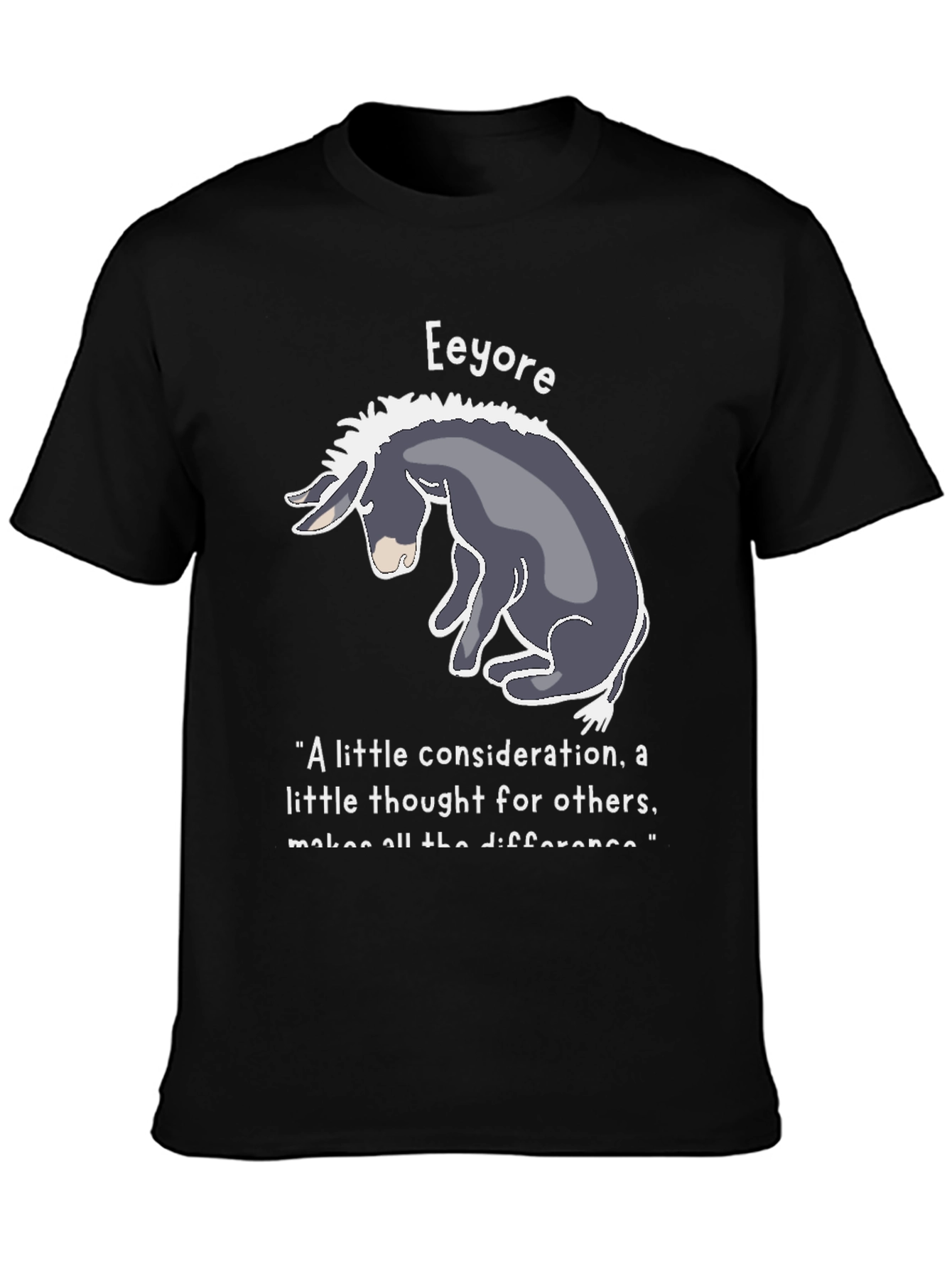 Eeyore T-Shirt: Considerate Thoughtful Design