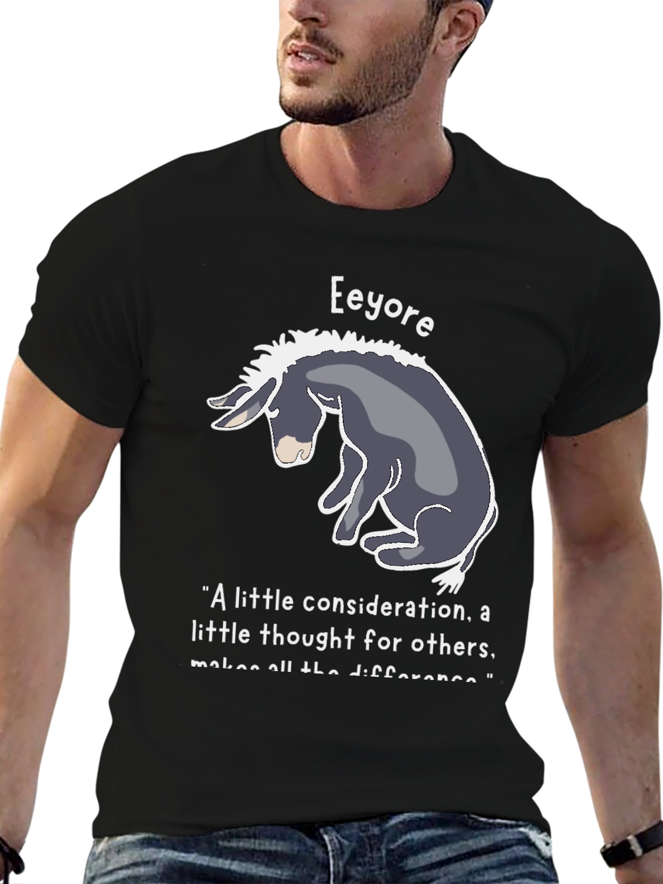 Eeyore T-Shirt: Considerate Thoughtful Design