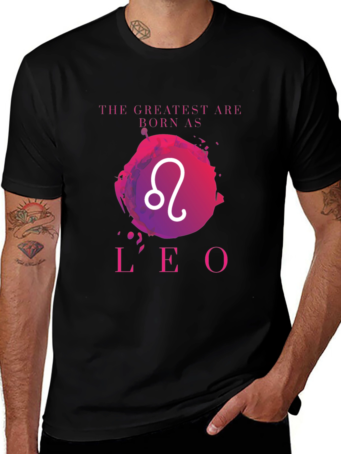 Leo Zodiac T-Shirt: The Greatest Are Born As