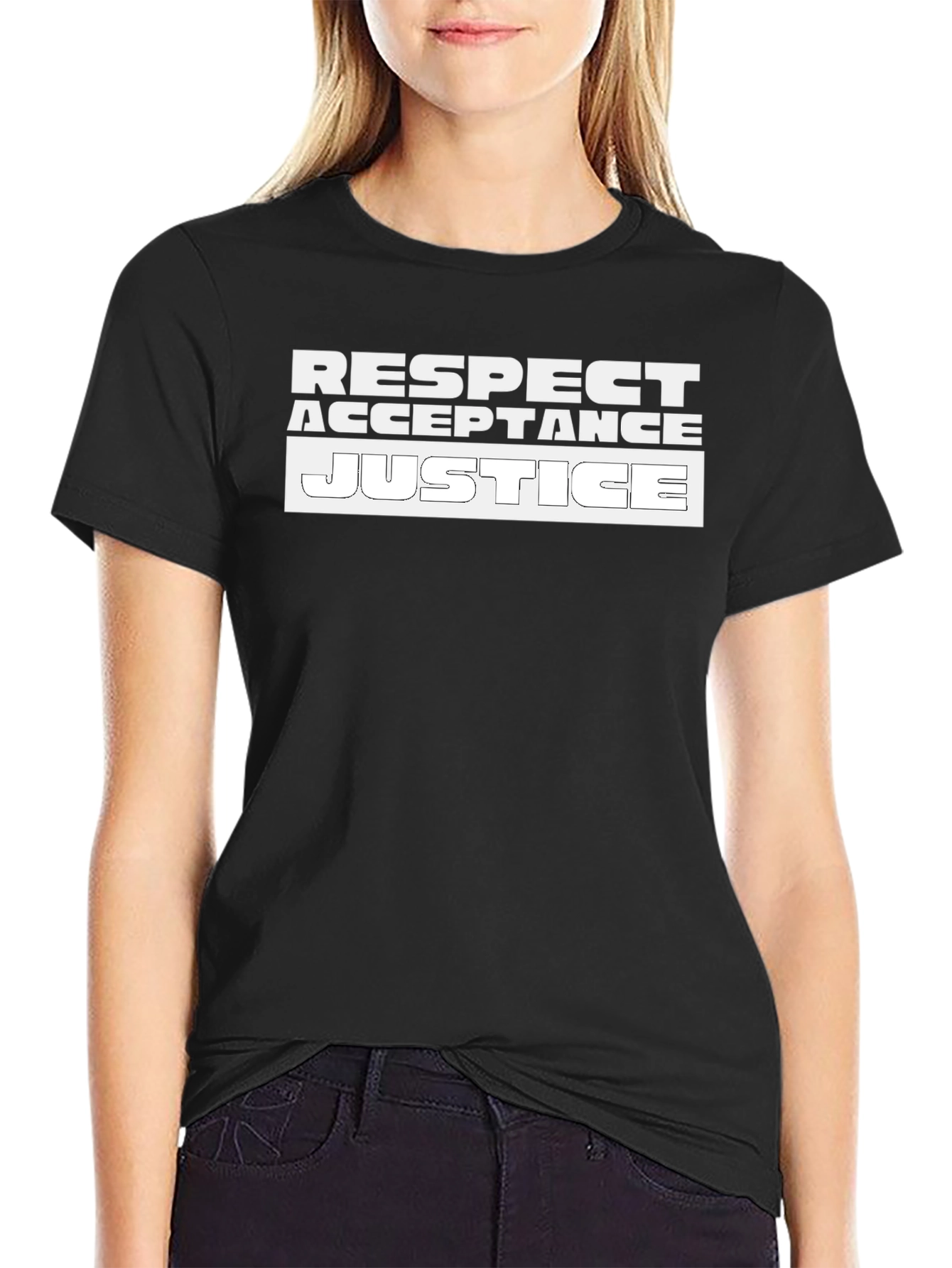 Respect Acceptance Justice Graphic T-Shirt