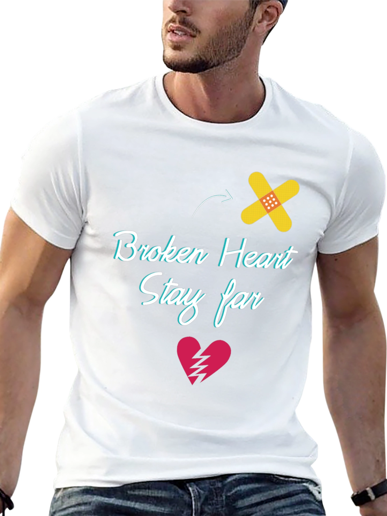 Broken Heart Stay Far Away T-Shirt Heart Healing Tee