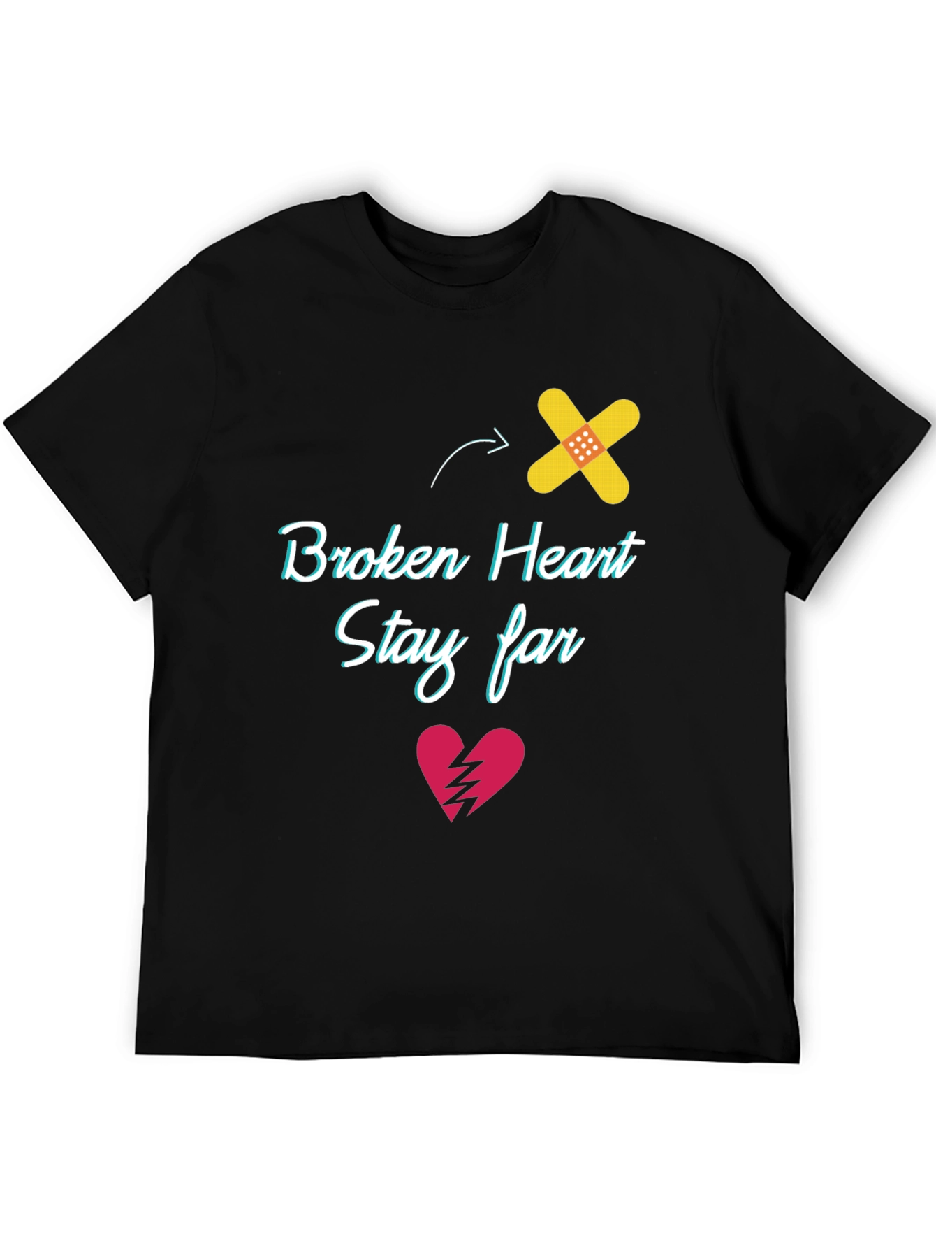 Broken Heart Stay Far Away T-Shirt Heart Healing Tee