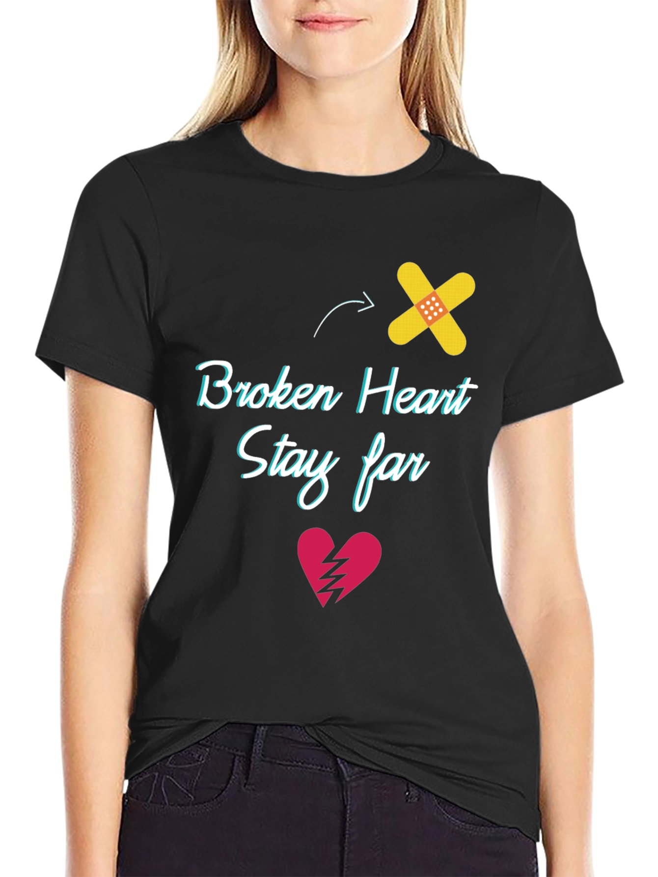 Broken Heart Stay Far Away T-Shirt Heart Healing Tee