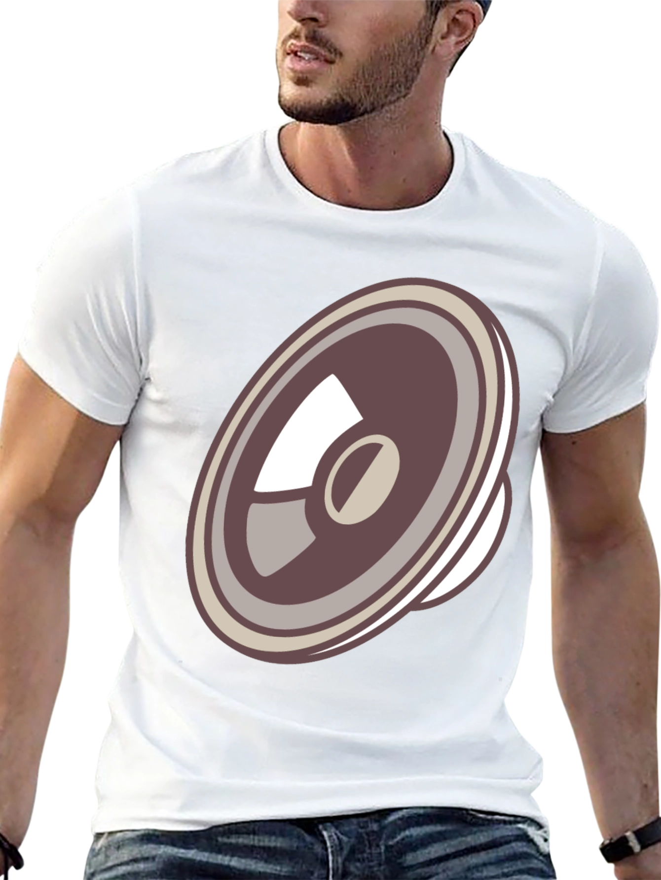 Speaker Graphic Black T-Shirt
