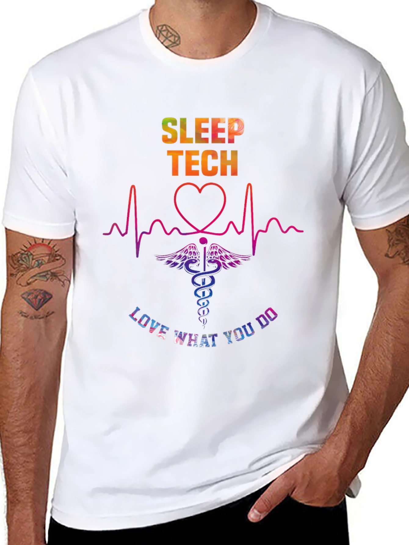 Sleep Tech Love What You Do T-Shirt