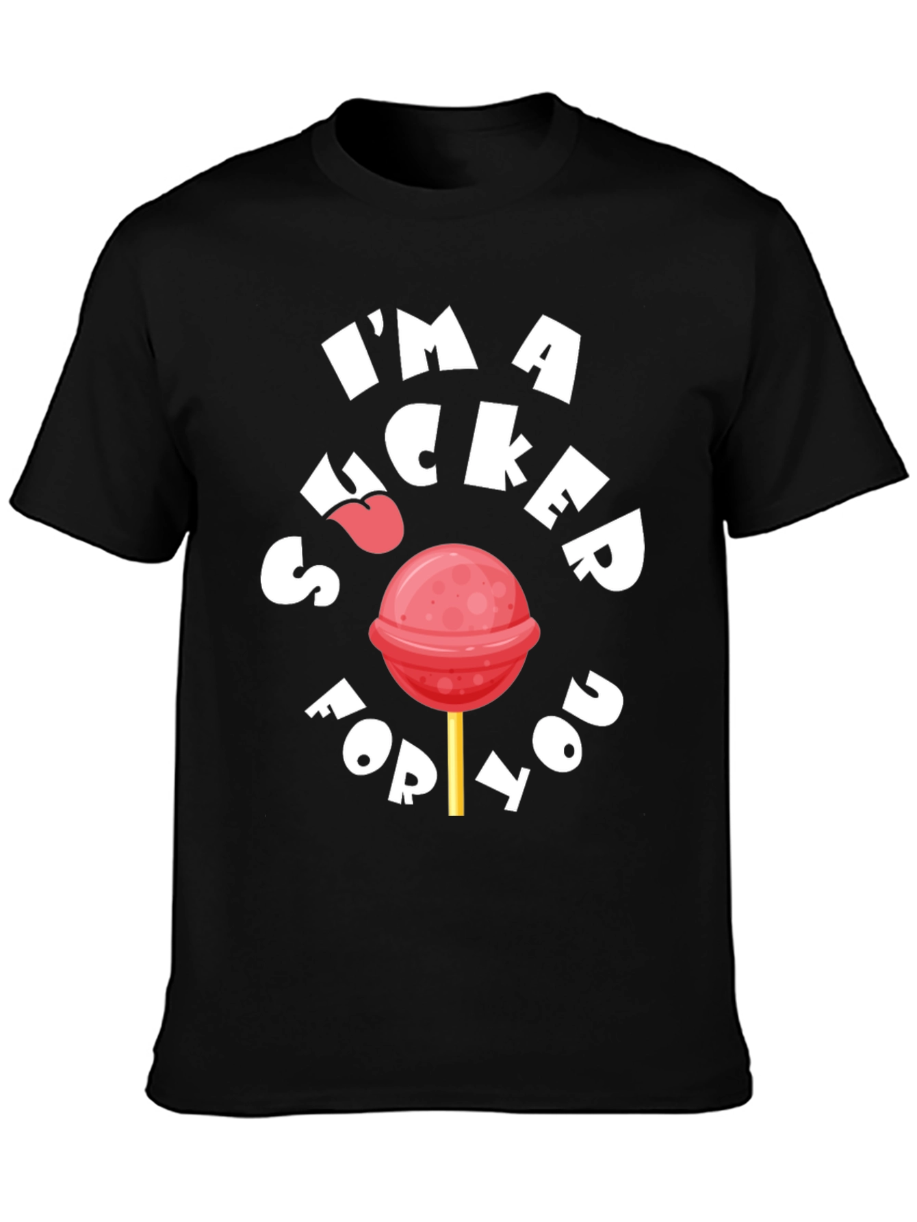 Sucker For You Graphic Tee - Black T-Shirt