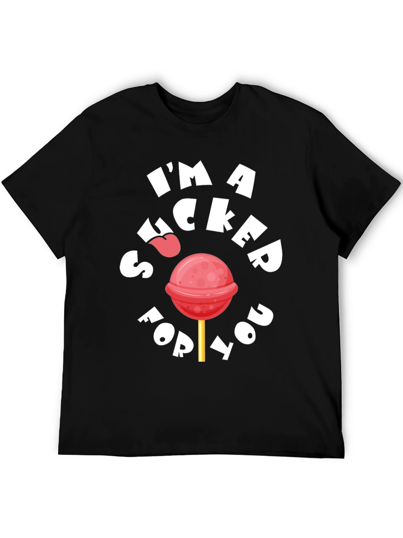 Sucker For You Graphic Tee - Black T-Shirt