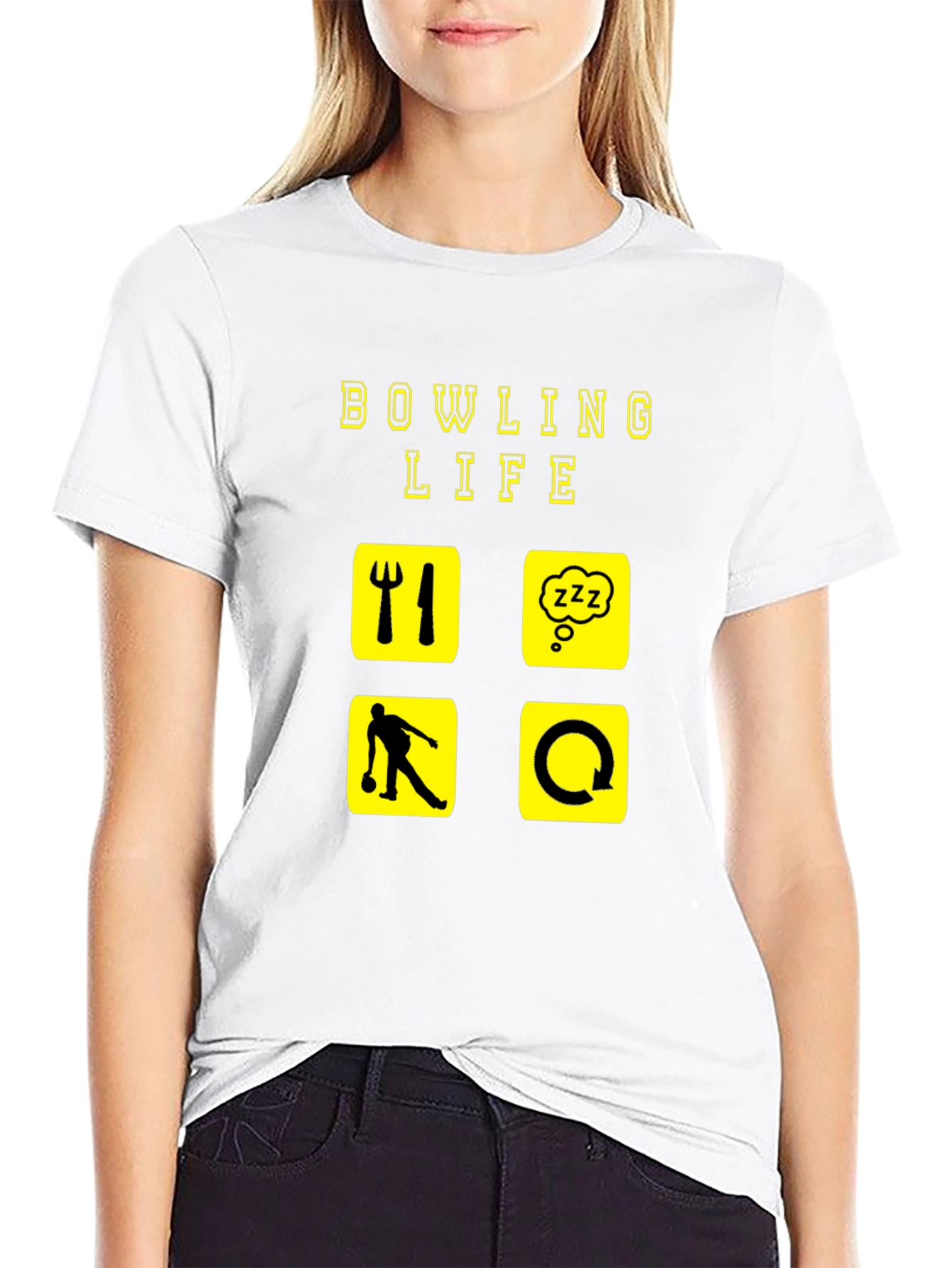 Bowling Life Graphic T-Shirt