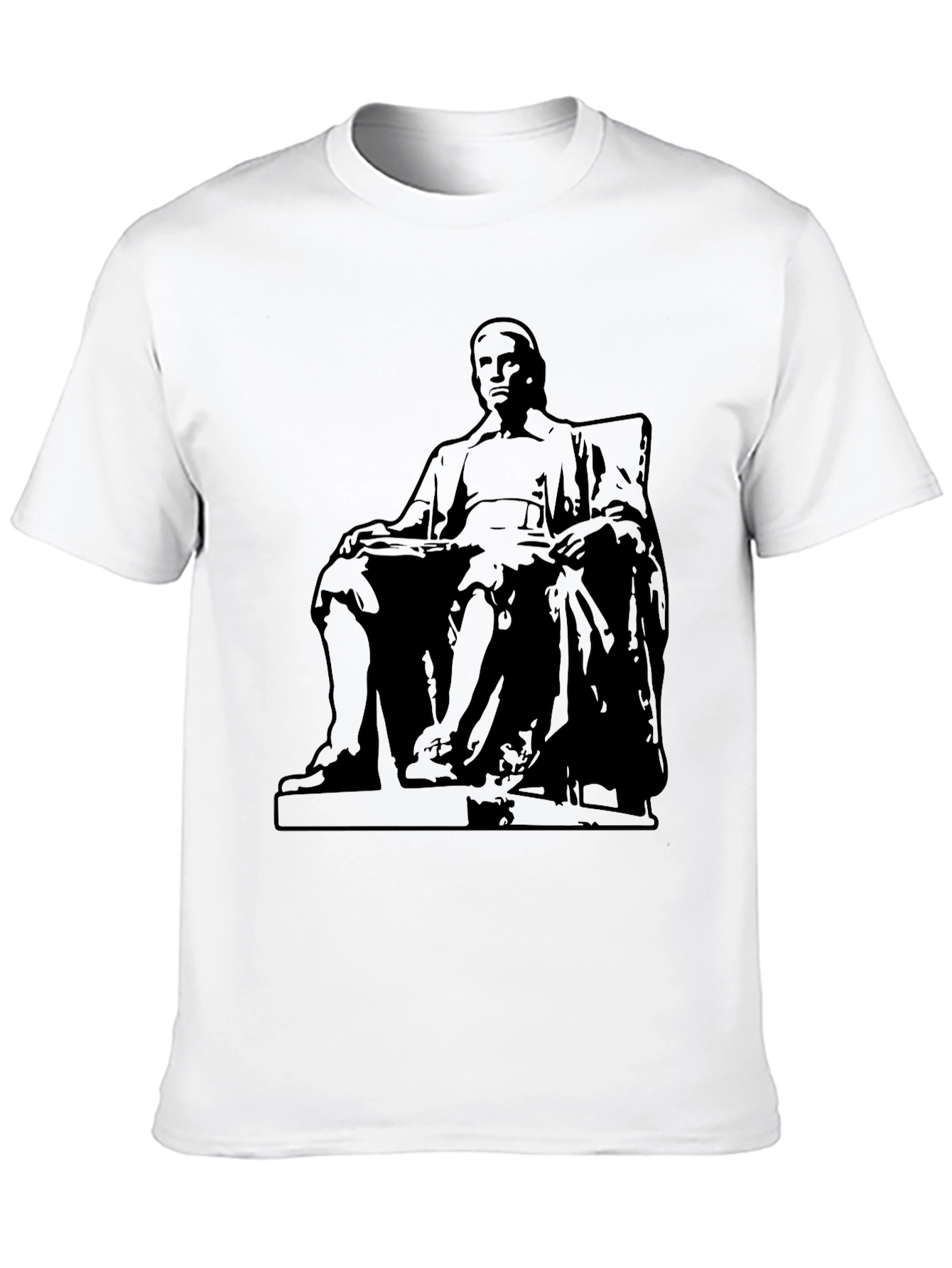 Statue Graphic Black T-Shirt | Casual Style
