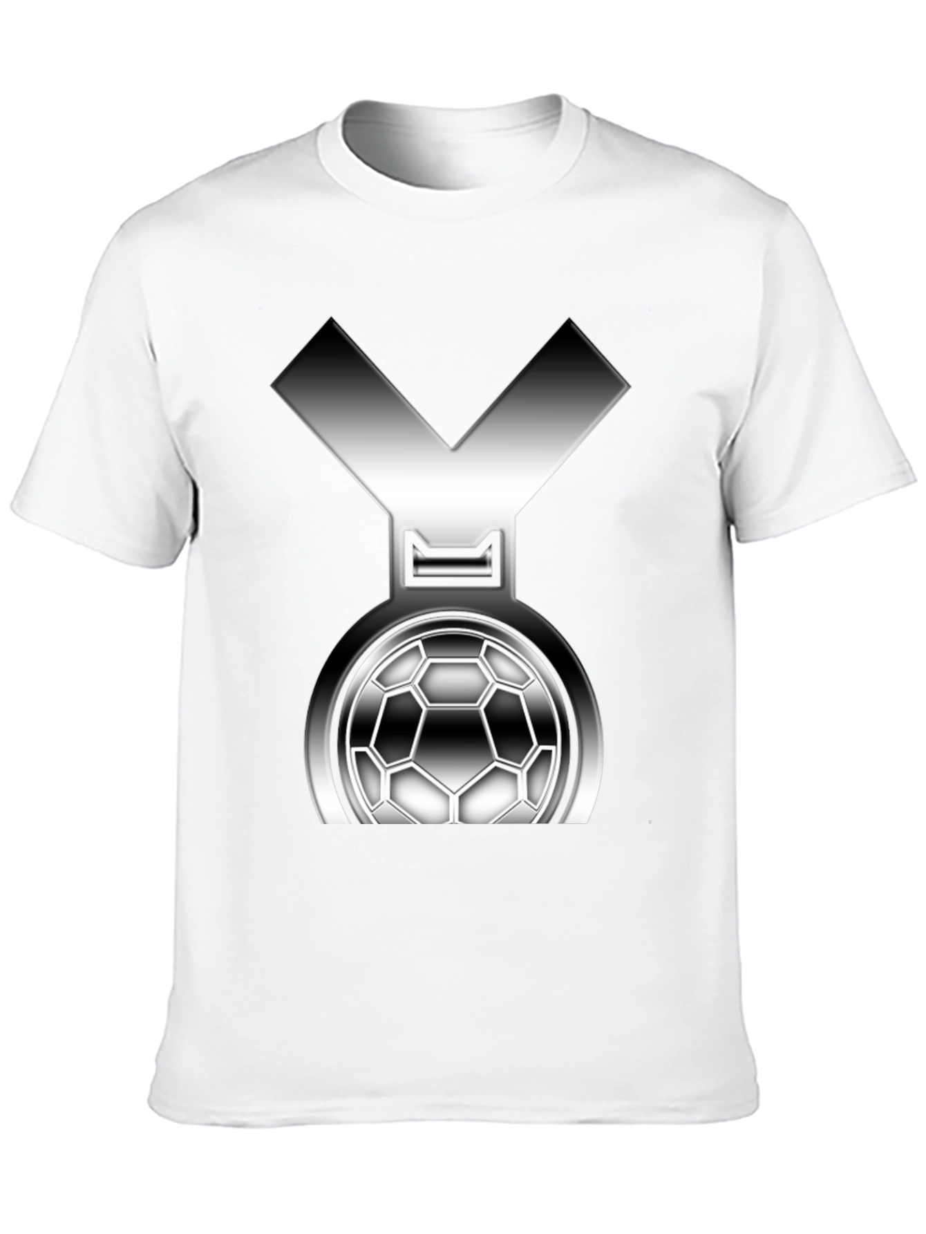 Soccer Medal Graphic Tee - Black