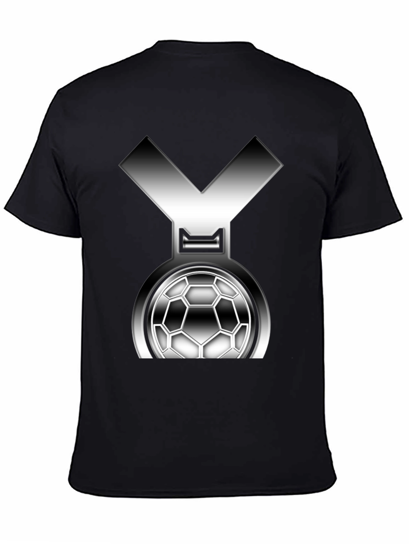 Soccer Medal Graphic Tee - Black