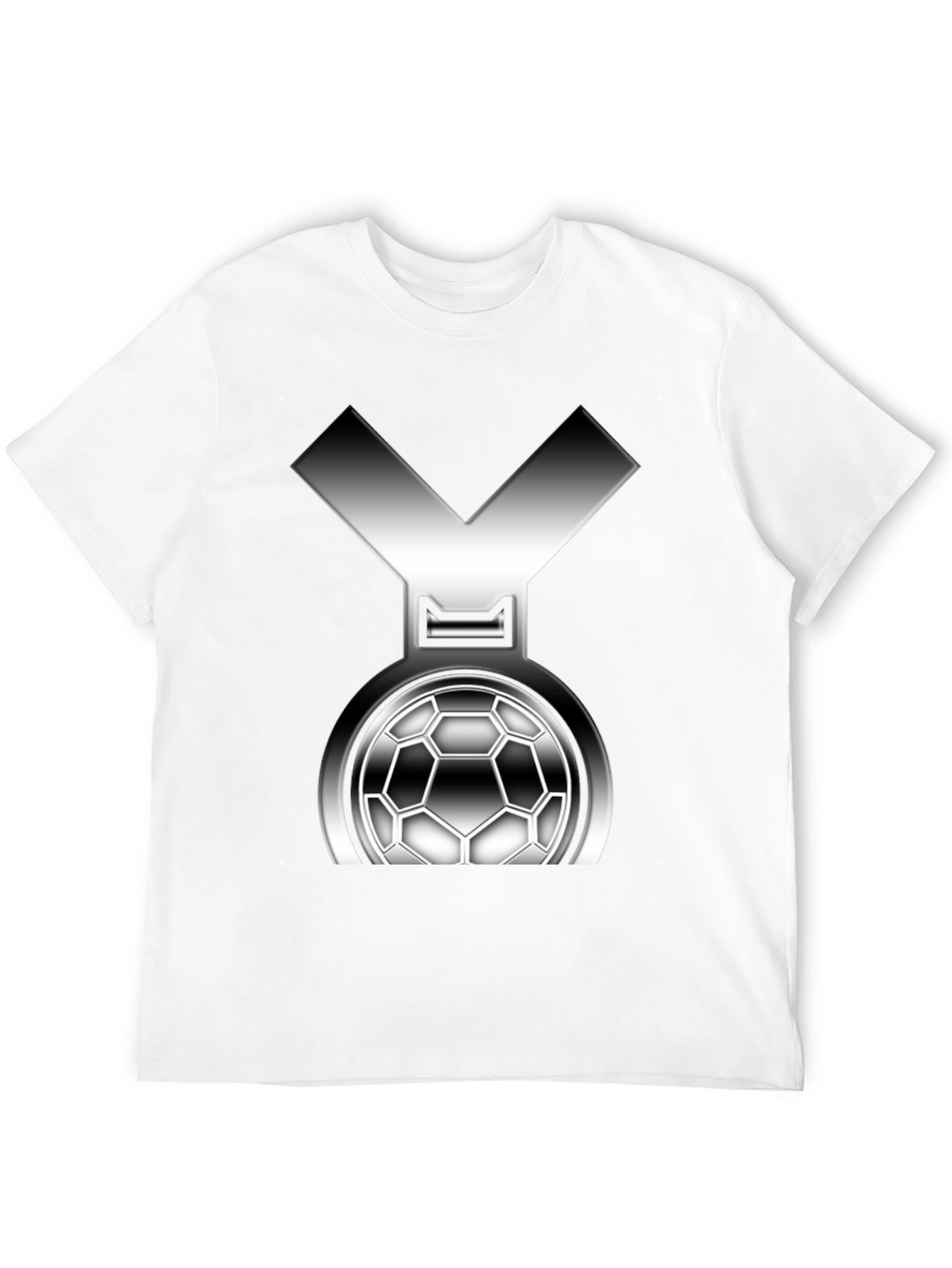 Soccer Medal Graphic Tee - Black