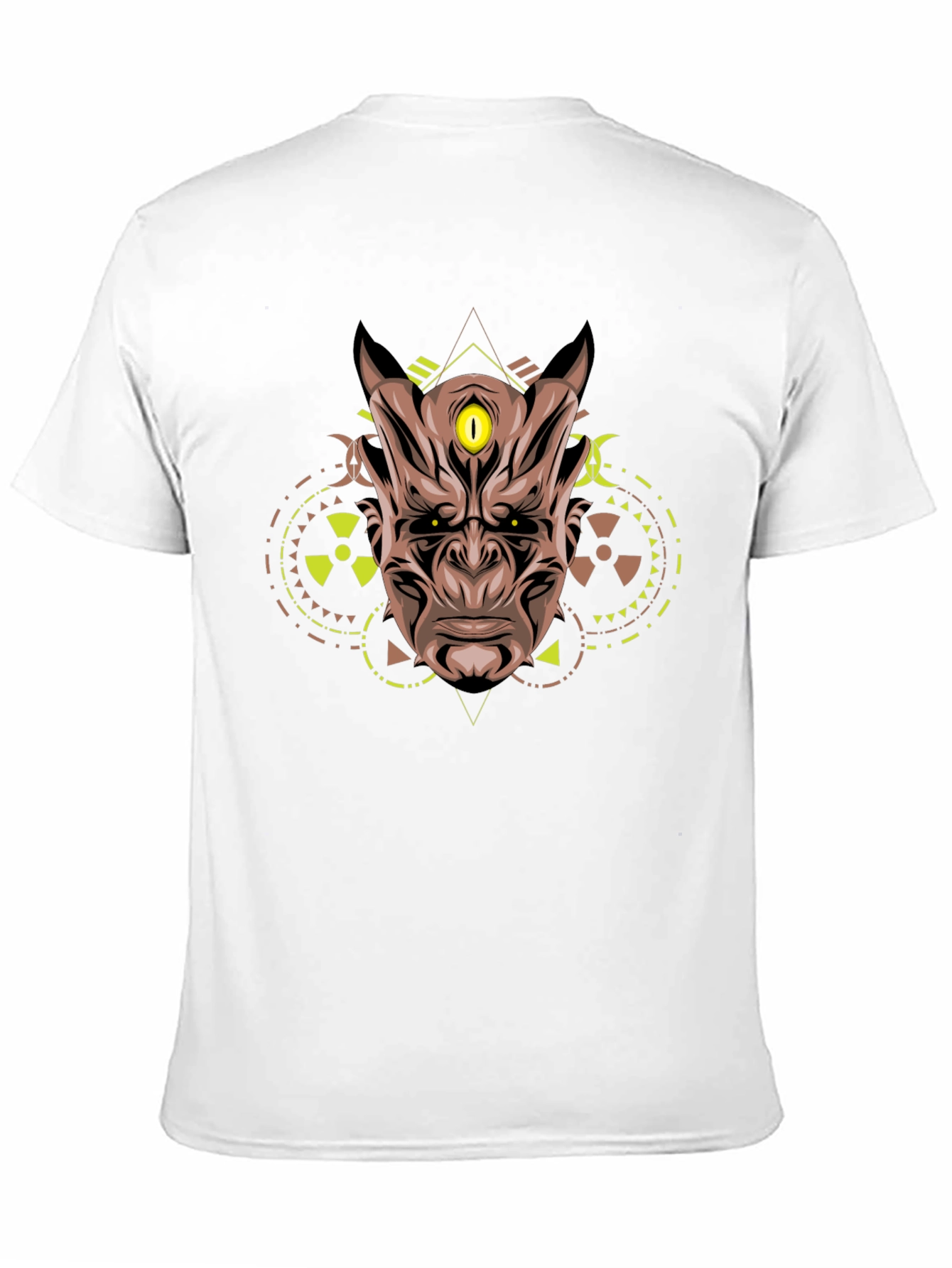 Third Eye Oni Mask Graphic Tee - Black