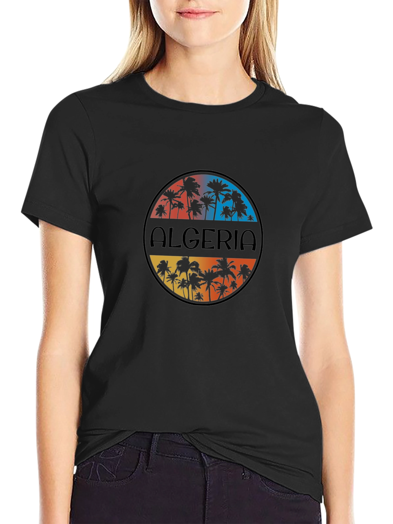 Algeria Palm Tree Graphic Tee