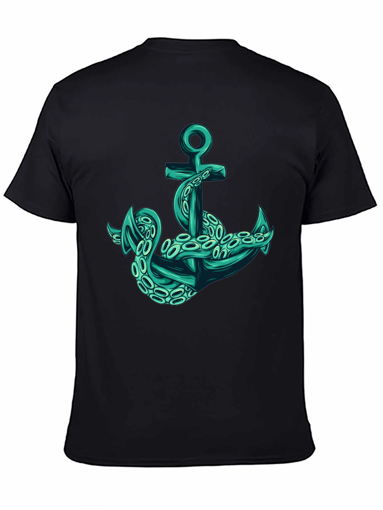 Octopus Anchor Graphic T-Shirt