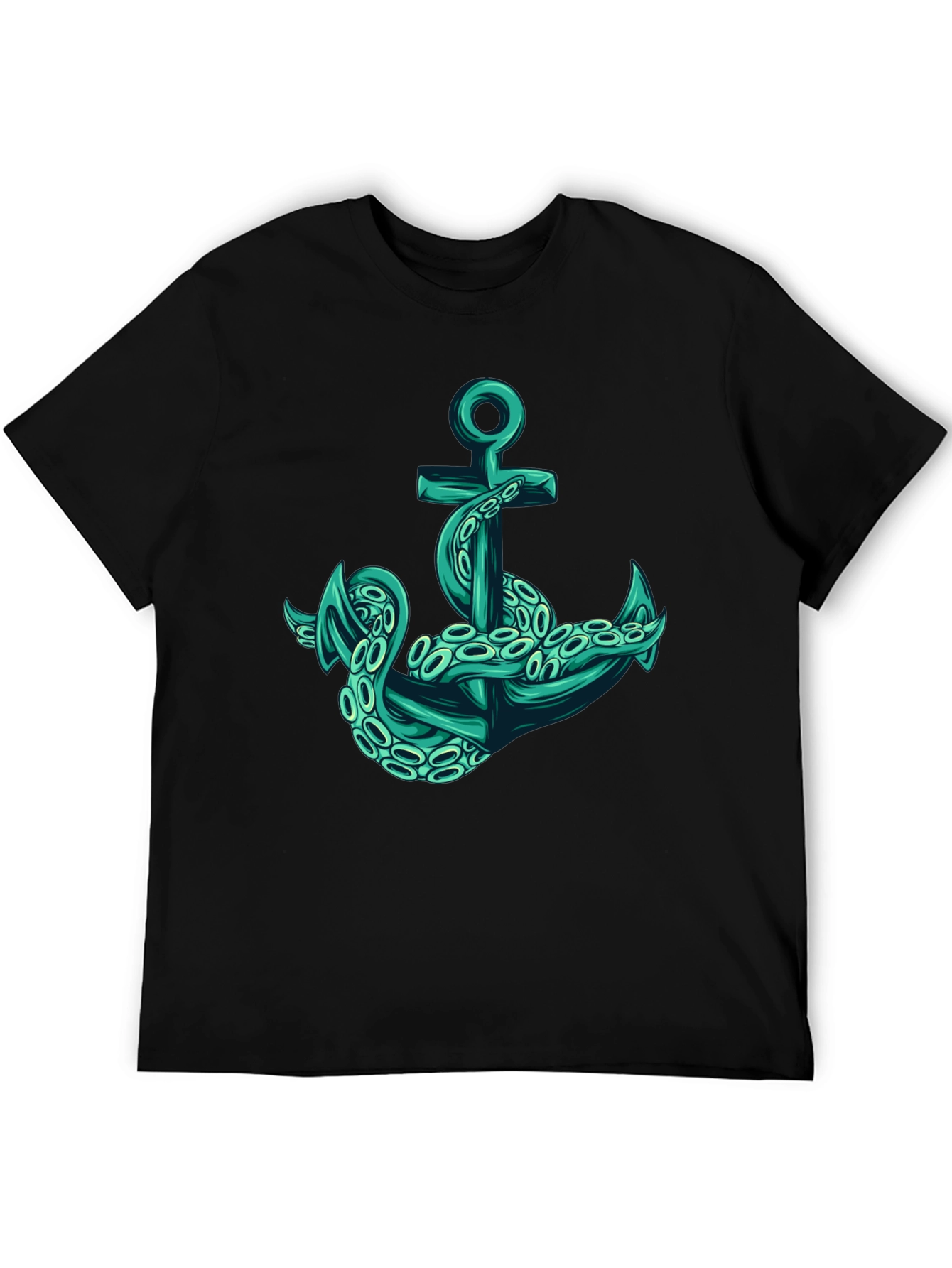 Octopus Anchor Graphic T-Shirt