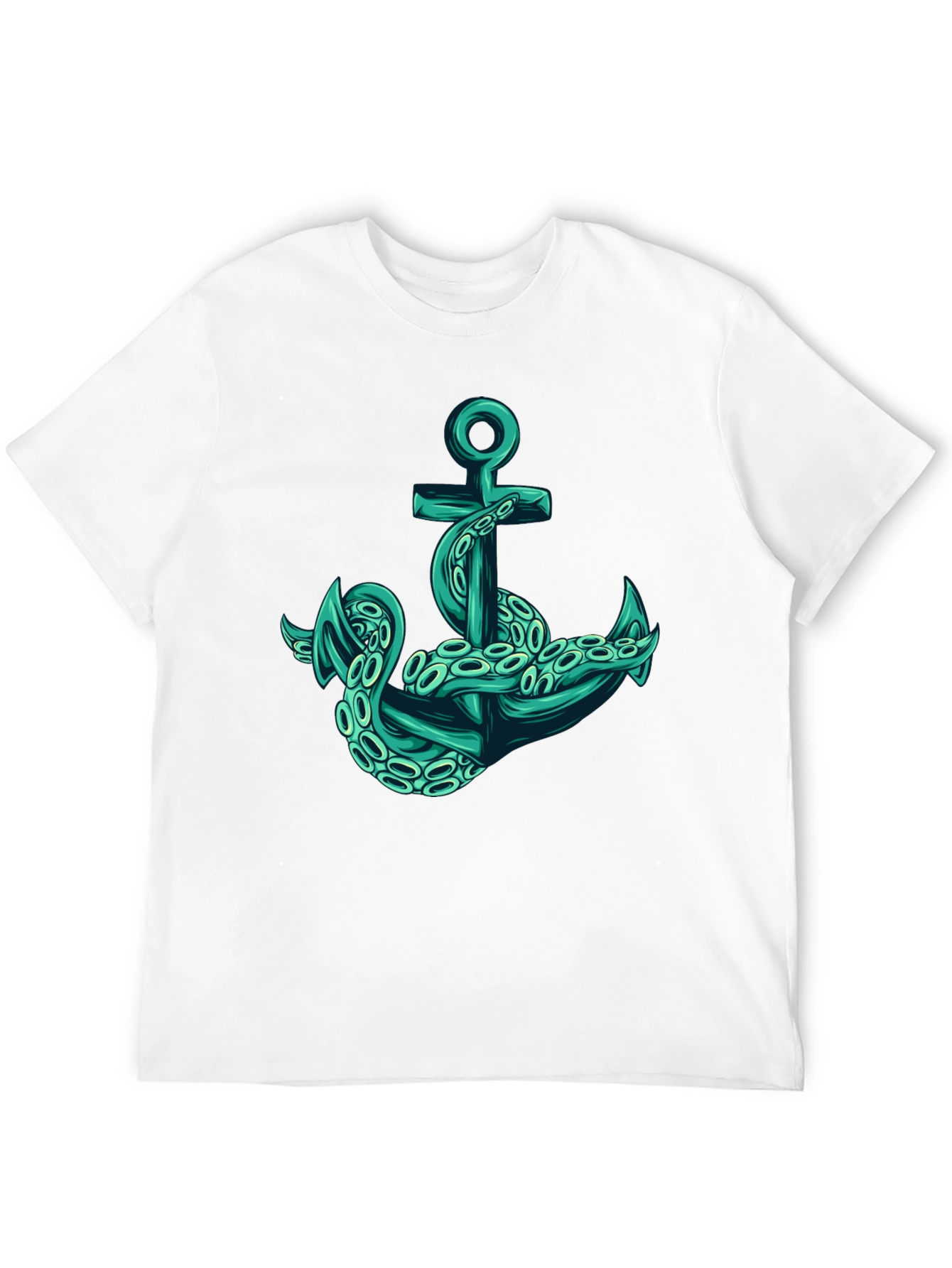 Octopus Anchor Graphic T-Shirt