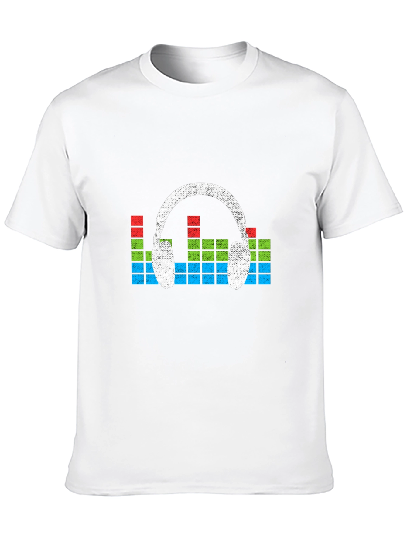 Retro Headphones Graphic T-Shirt - Music Lover Tee