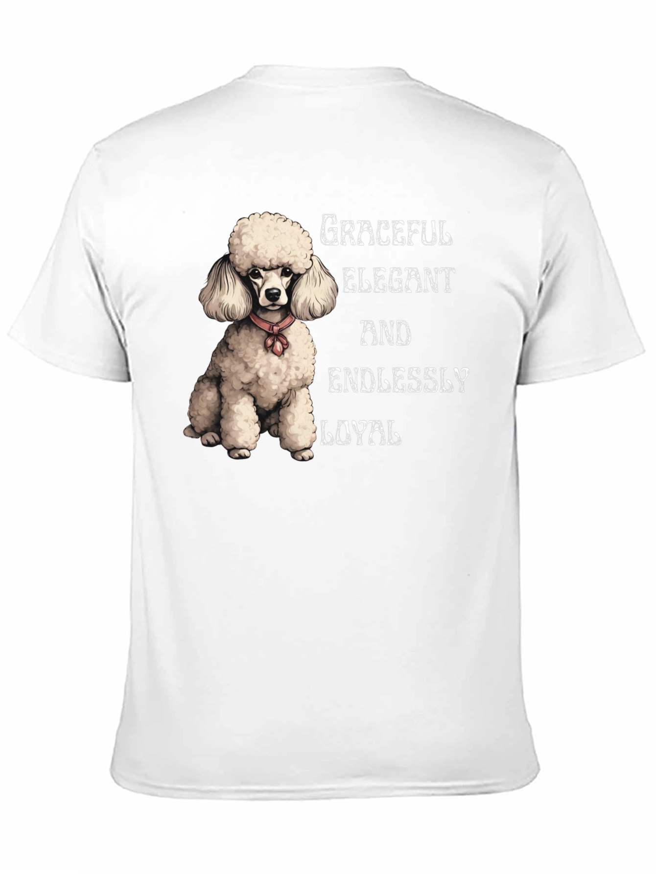 Graceful Poodle Graphic Tee