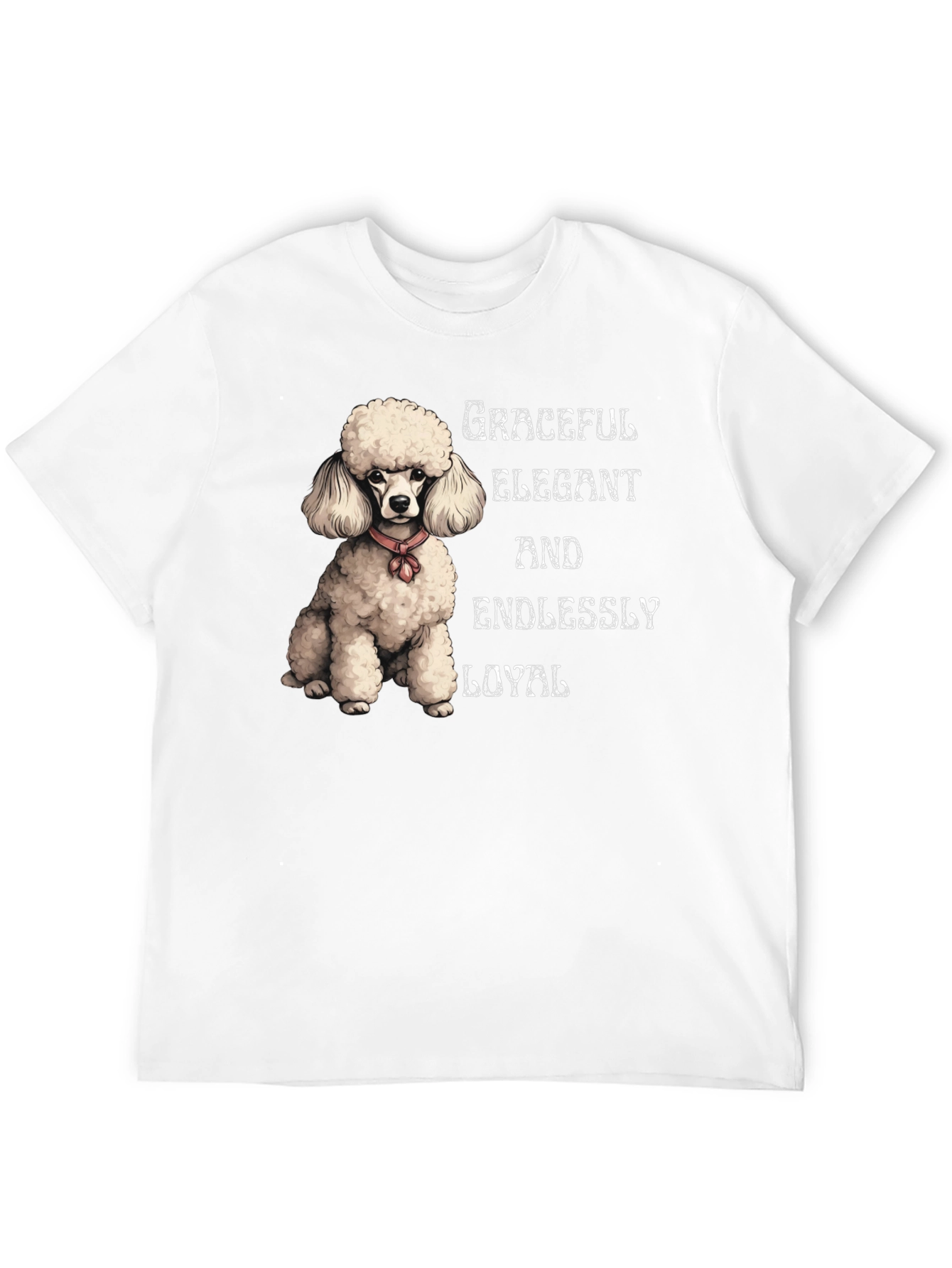 Graceful Poodle Graphic Tee