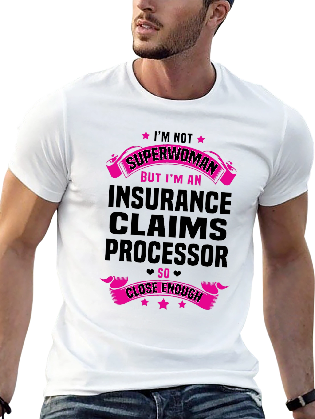 Insurance Claims Processor Superwoman T-Shirt
