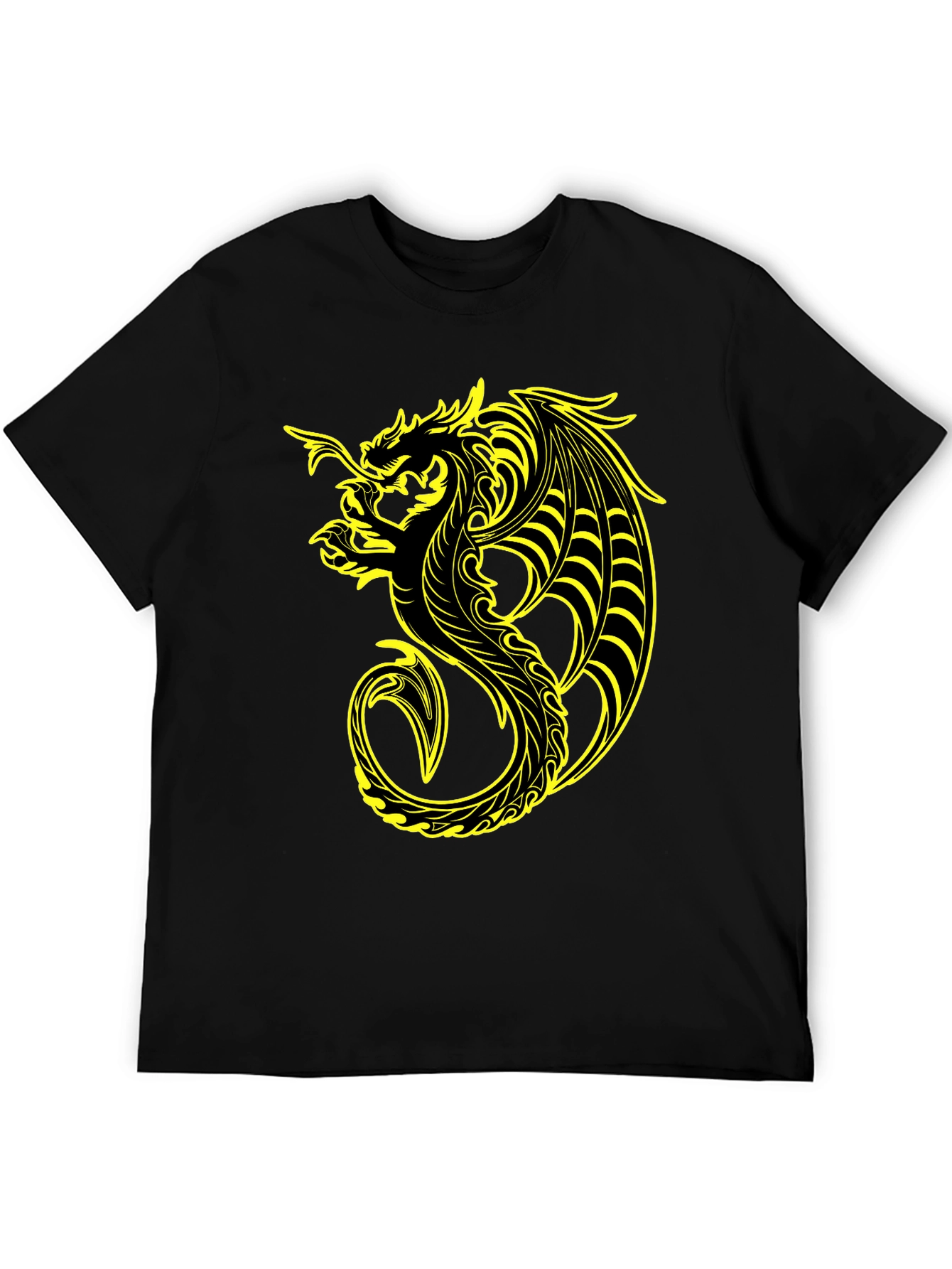 Dragon Graphic T-Shirt - Black Tee