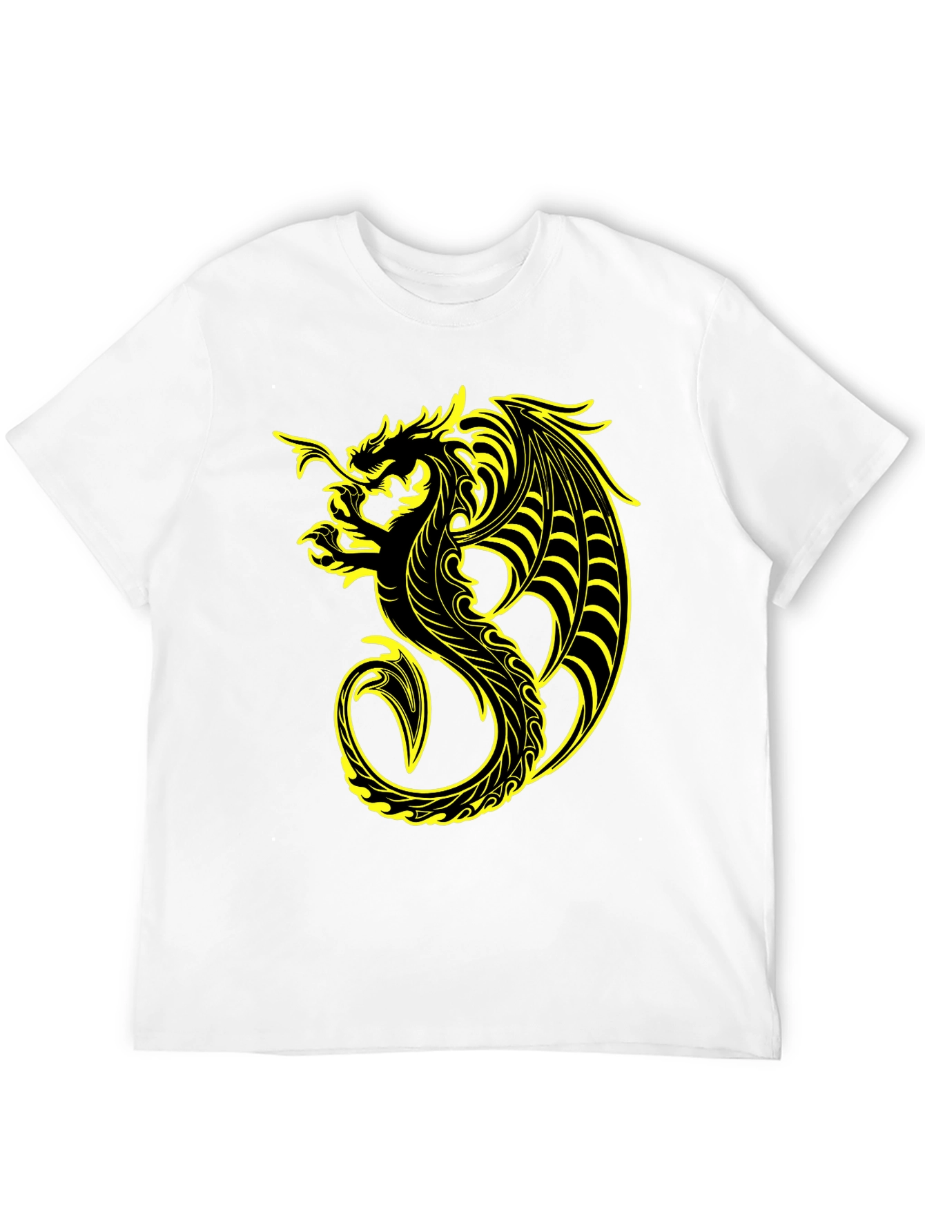 Dragon Graphic T-Shirt - Black Tee
