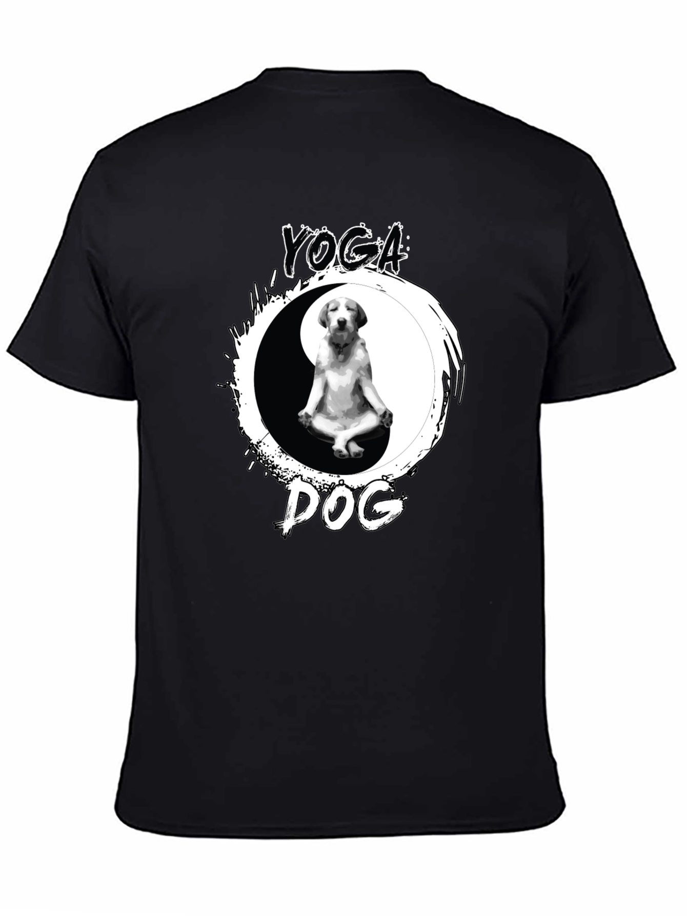 Yoga Dog T-Shirt - Yin Yang Puppy Tee