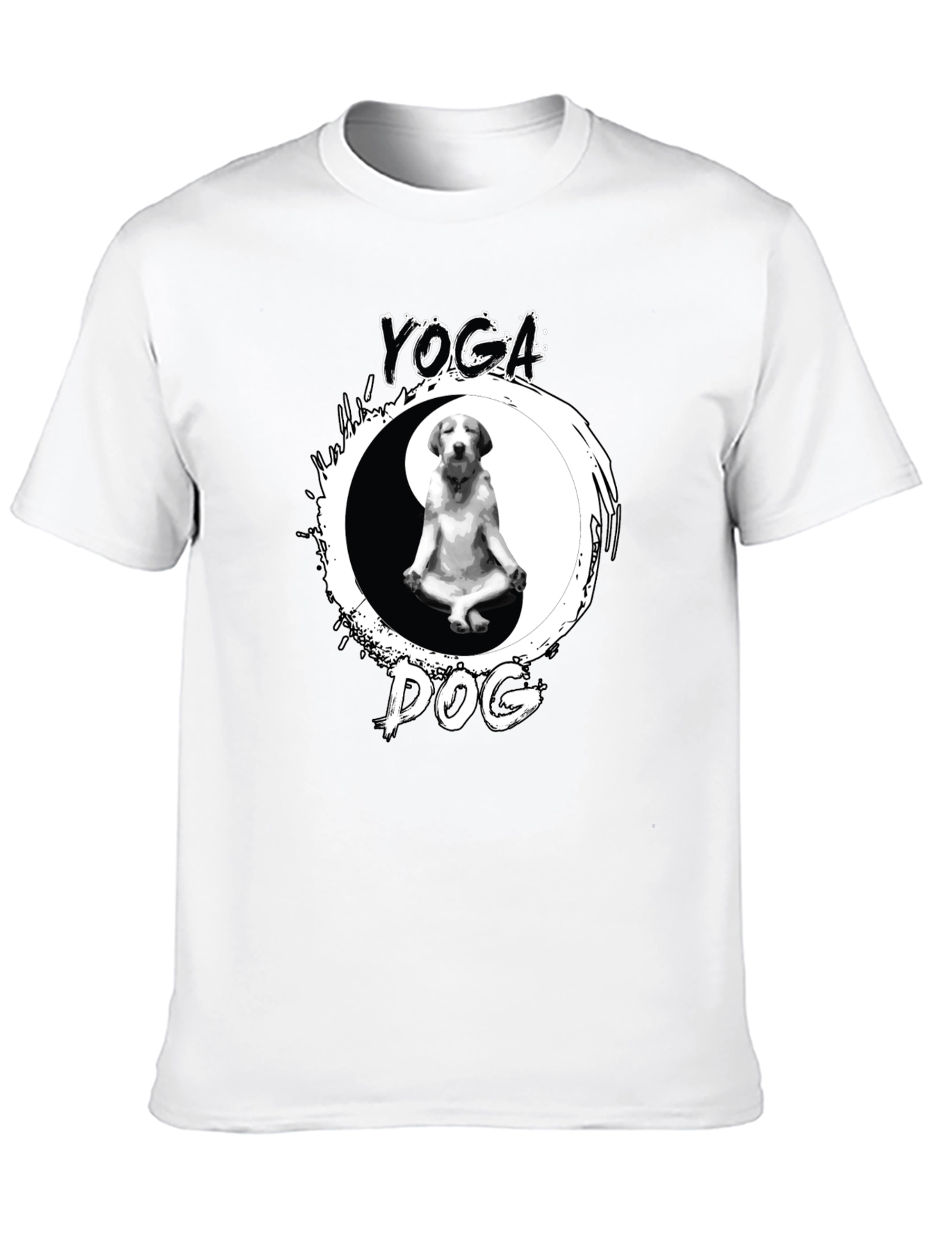 Yoga Dog T-Shirt - Yin Yang Puppy Tee