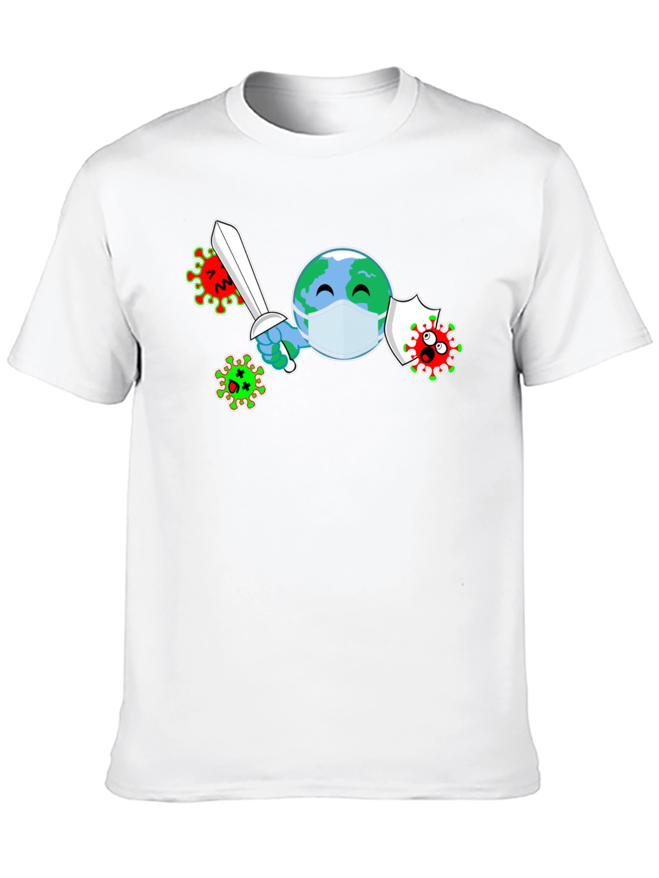 Earth vs. Virus T-Shirt - Fight the Pandemic!